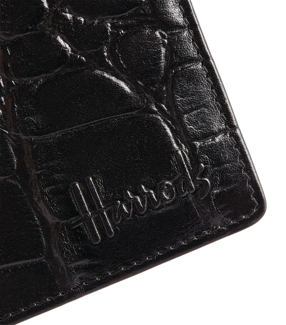 Croc-Embossed Wembley Bifold Wallet JUTE Image 4