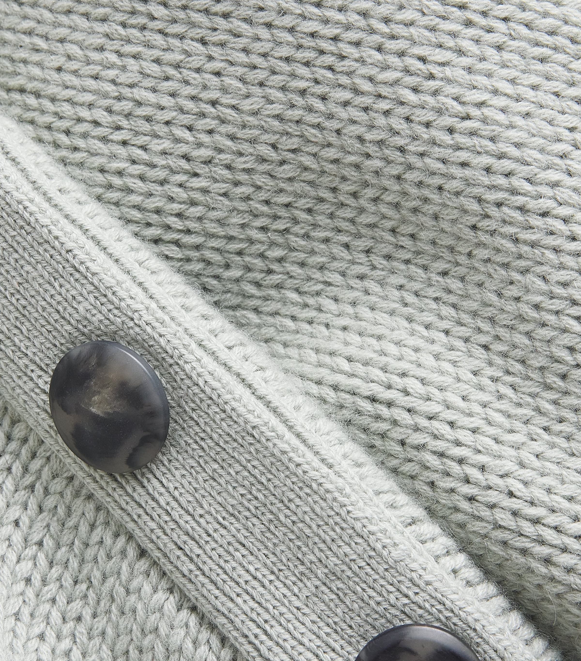 Wool-Cashmere Buttoned Sweater A8210 Image 5