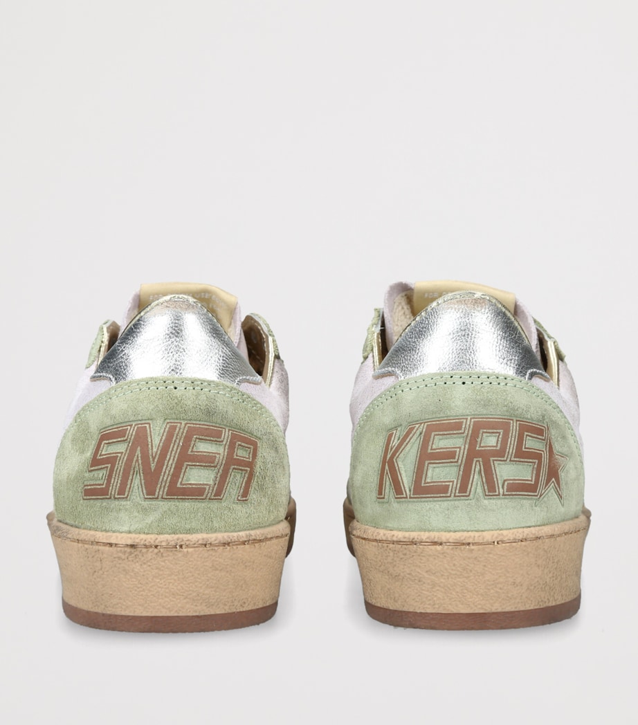 Golden Goose Suede Ball Star Sneakers Lilac Image 4