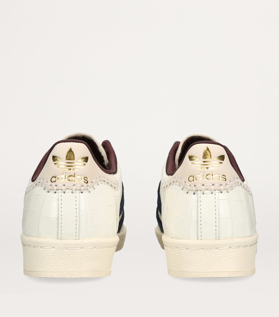x Wales Bonner Leather Superstar Sneakers WHITE/COMB Image 2