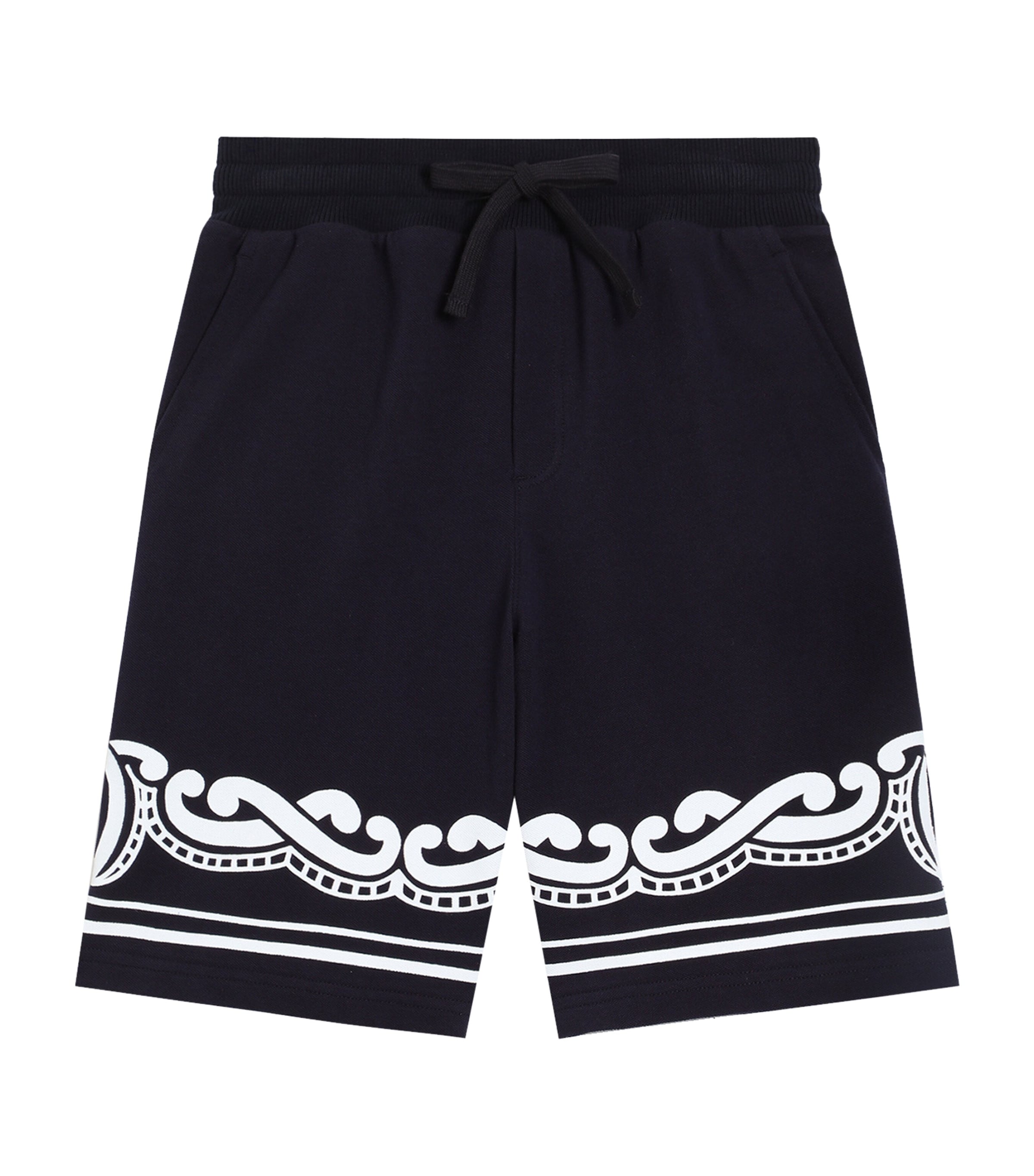 Dolce & Gabbana Kids Cotton Bandana Print Shorts (8-12+ Years) | Boys Clothing | Shorts | Designers | Dolce & Gabbana