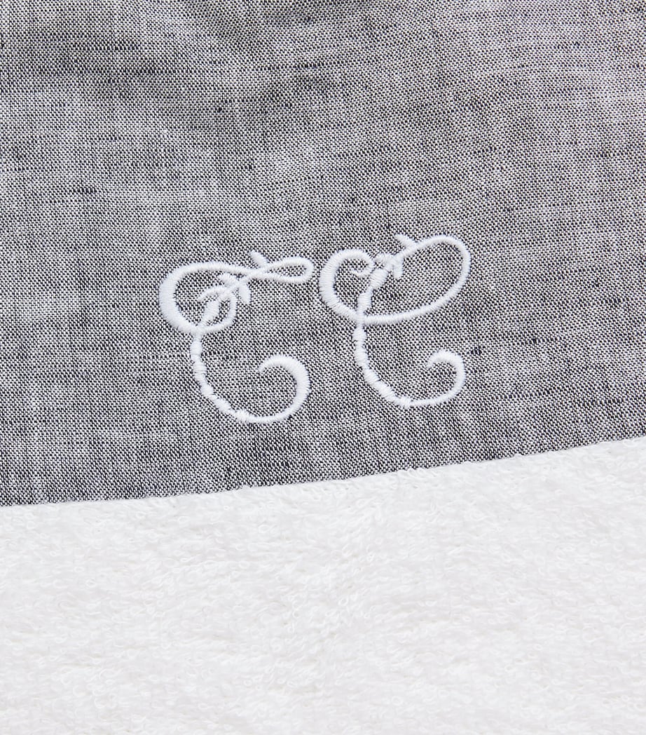 Printed Embroidered Bib 50 VERT OPALINE Image 3