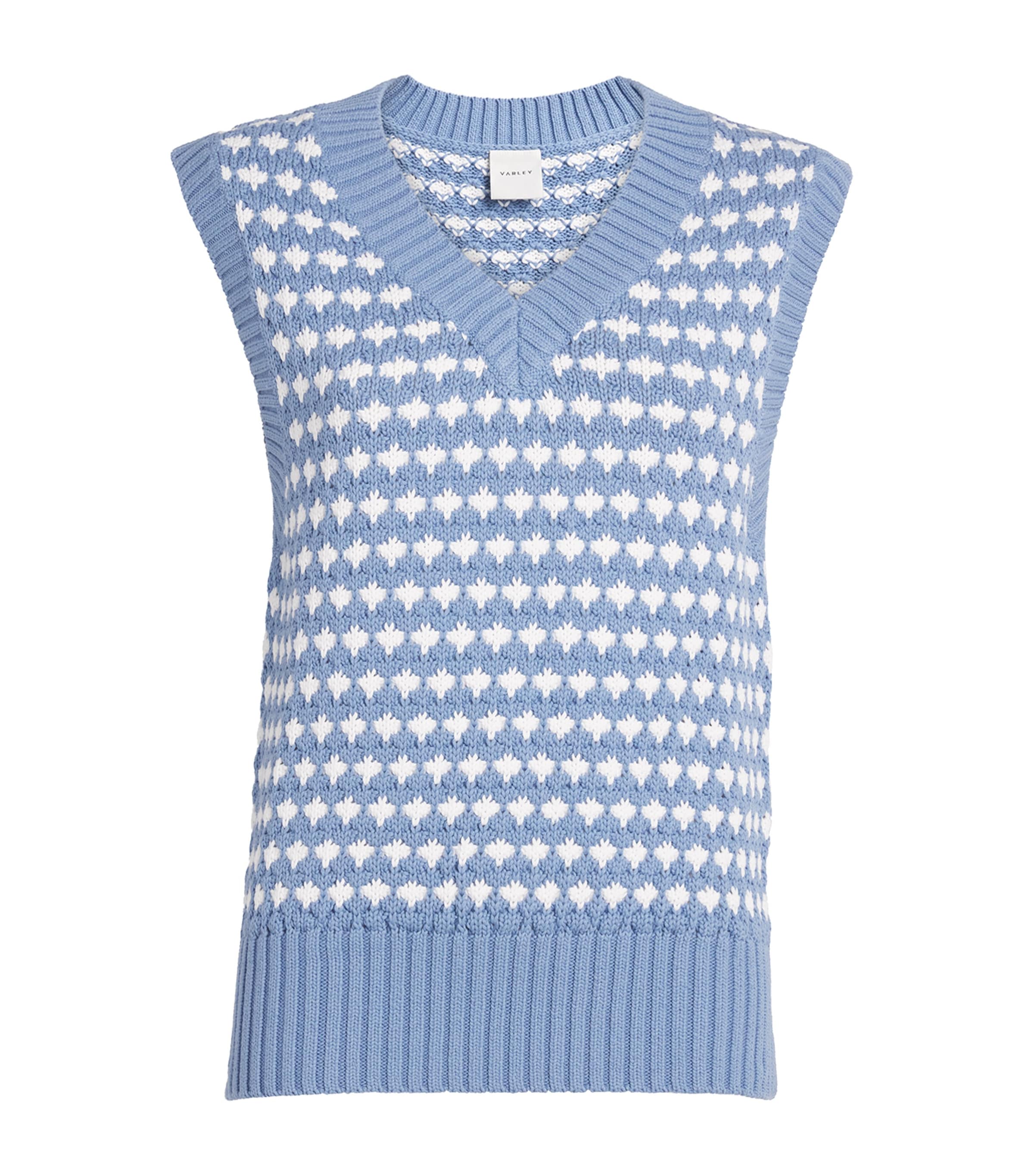 Varley Antonella Sweater Vest In Blue