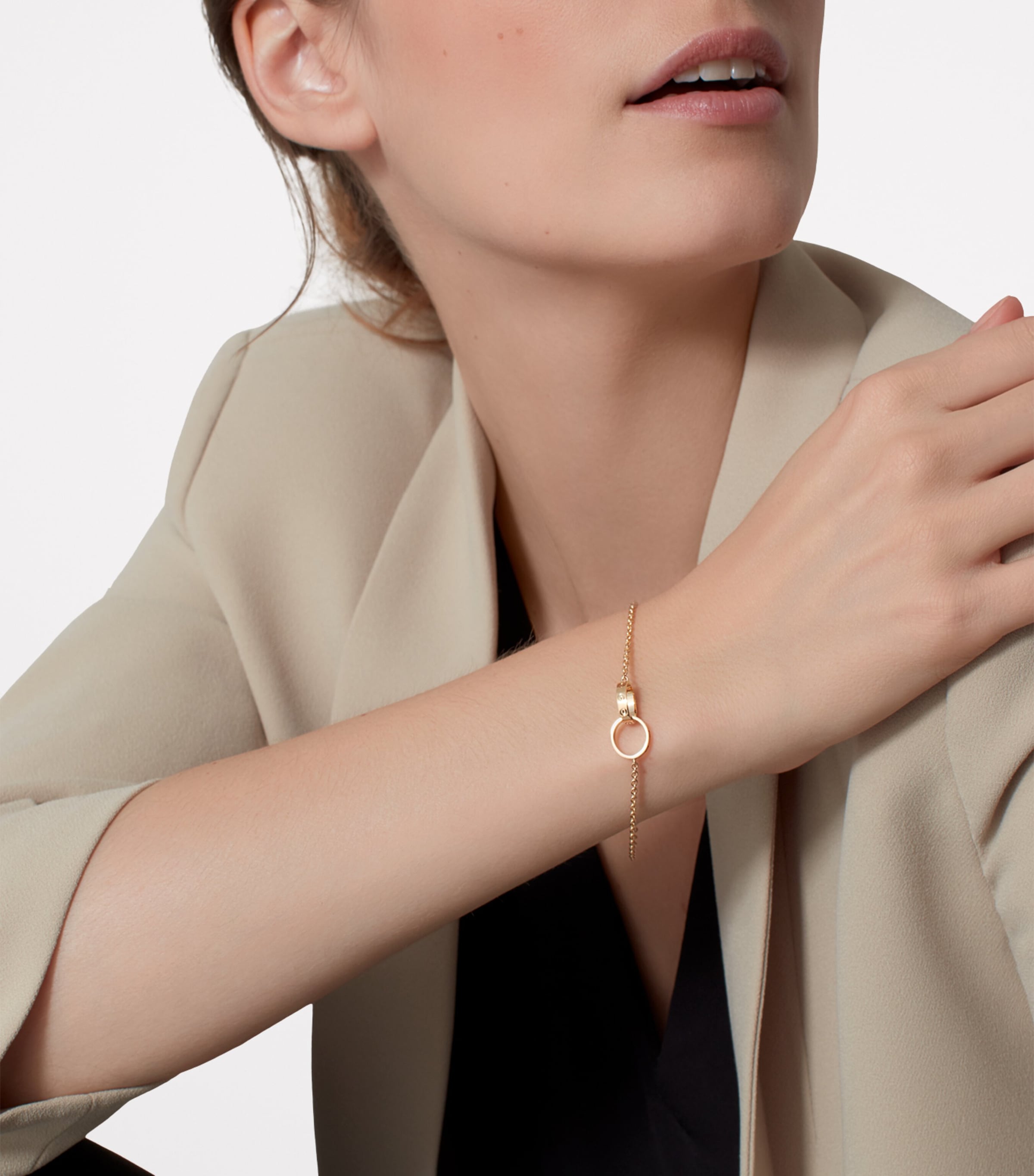 Yellow Gold LOVE Chain Bracelet YELLOW GOLD Image 5