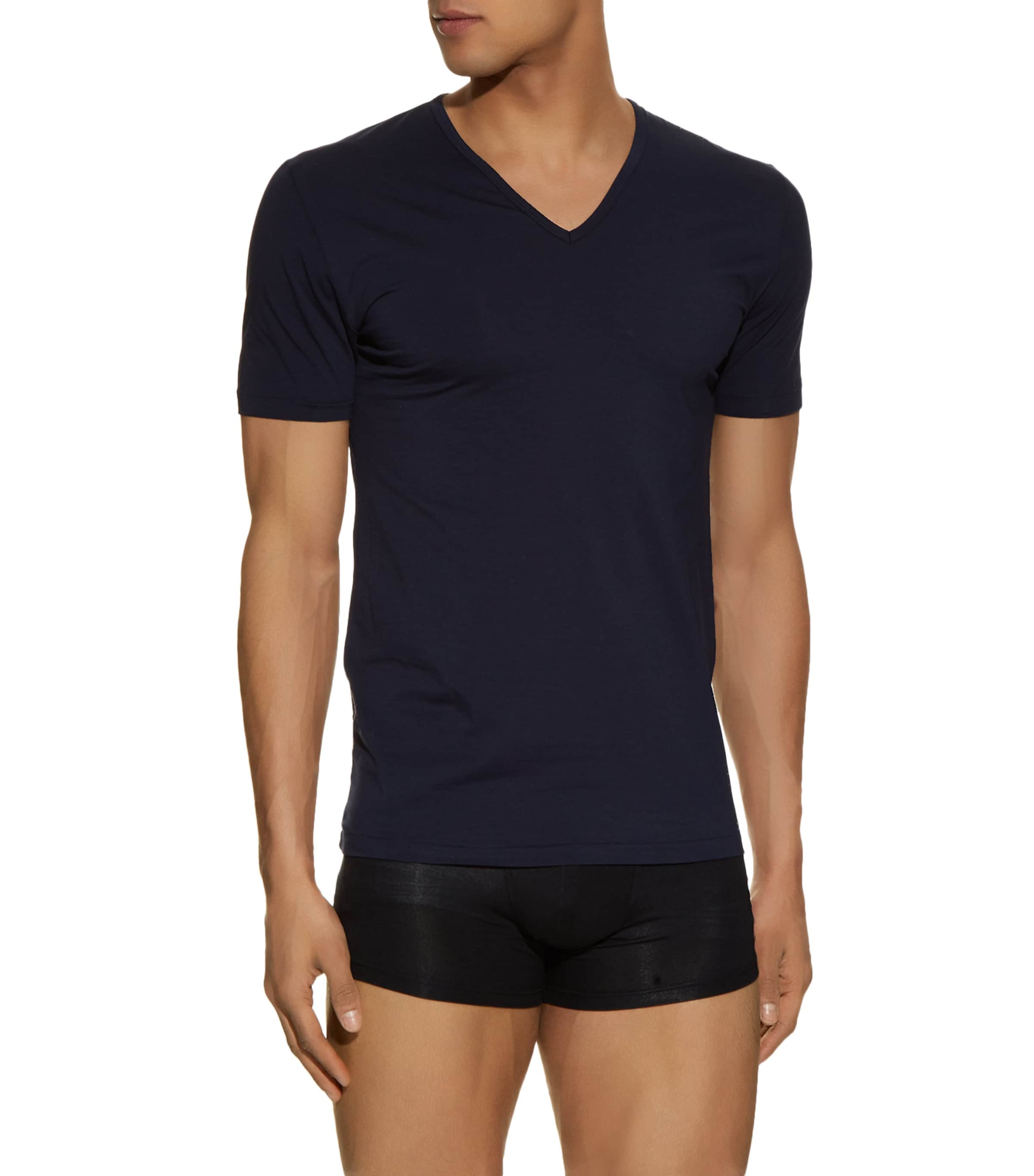 172 Pure Comfort V-Neck T-Shirt NAVY Image 2