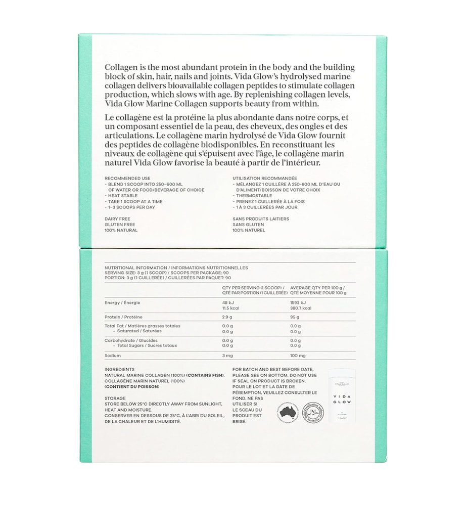 Natural Marine Collagen (3 x 90g) NO COLOUR Image 3