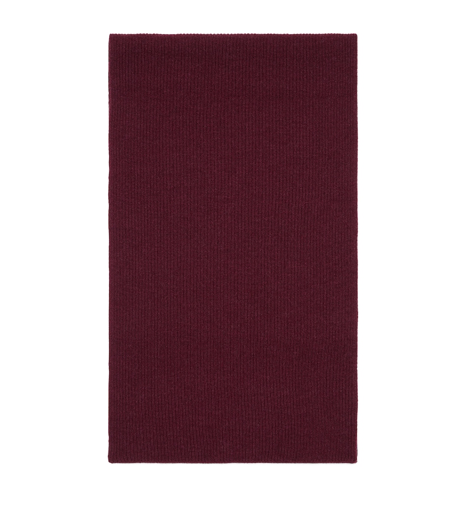 Cashmere English Rib Scarf C9663 Image 1
