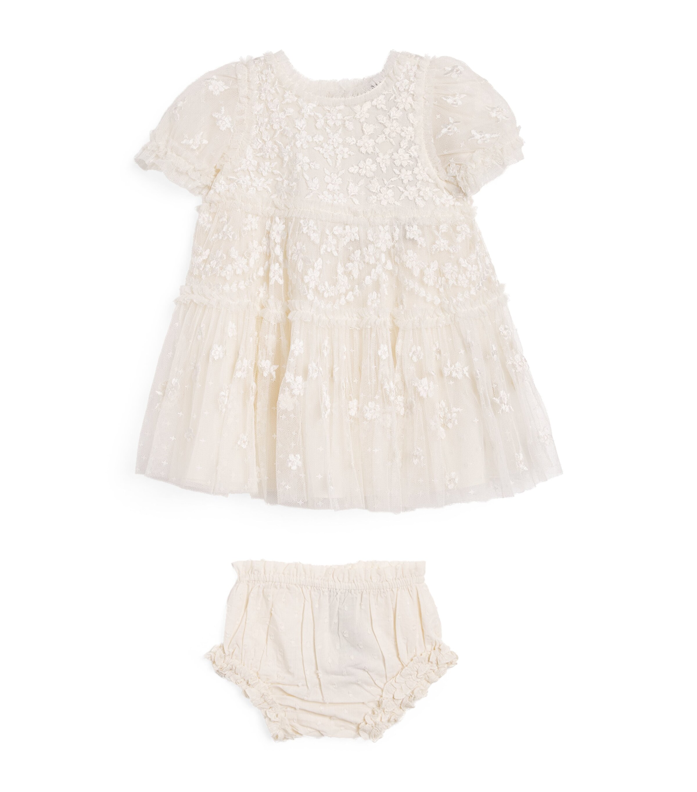Needle & Thread Tulle Garland Ribbon Dress (3-24 Months) | Baby Clothing | Dresses | Designers | Needle Thread
