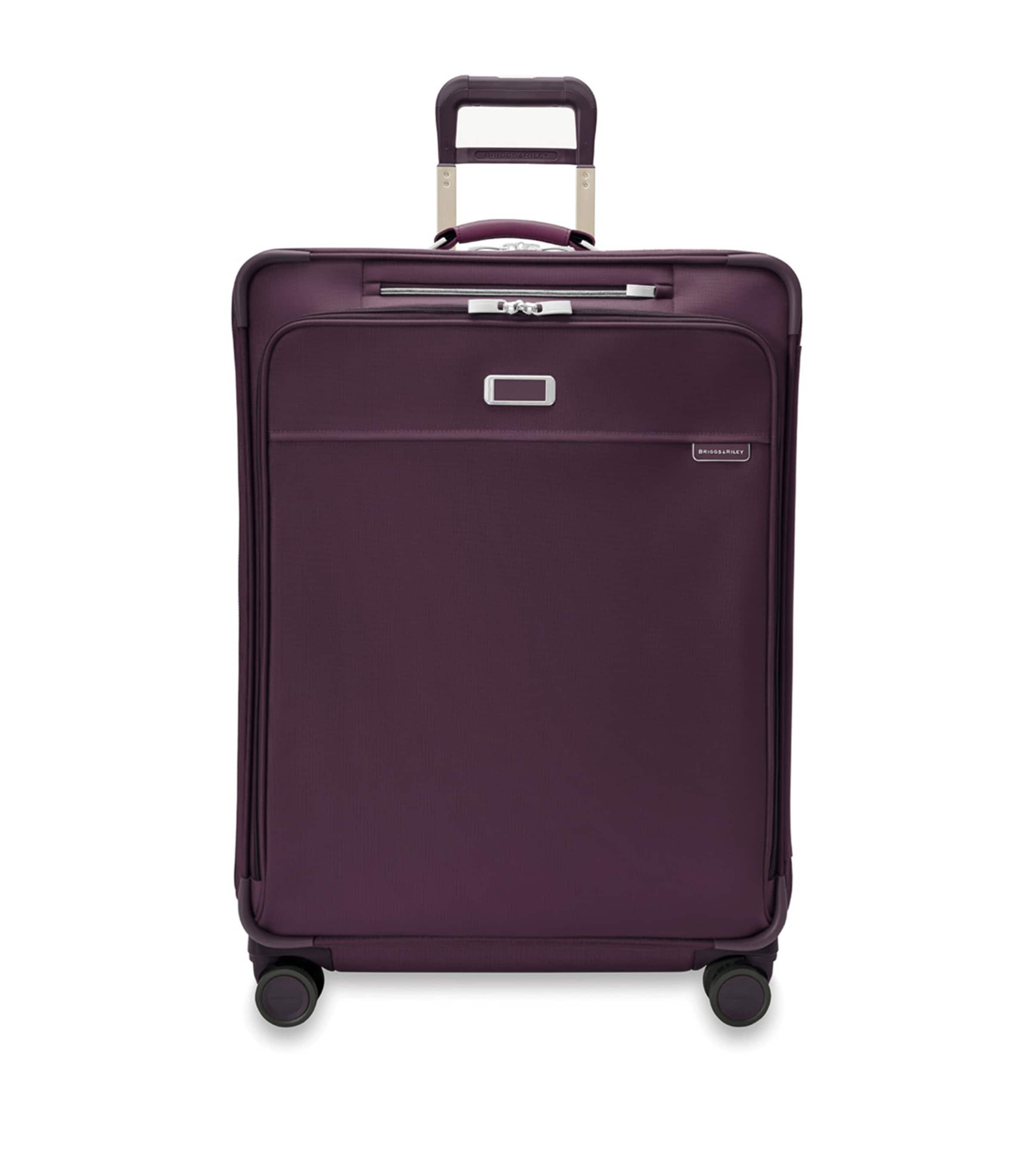 Briggs & Riley Large Check-in Baseline Expandable Spinner Suitcase In Purple