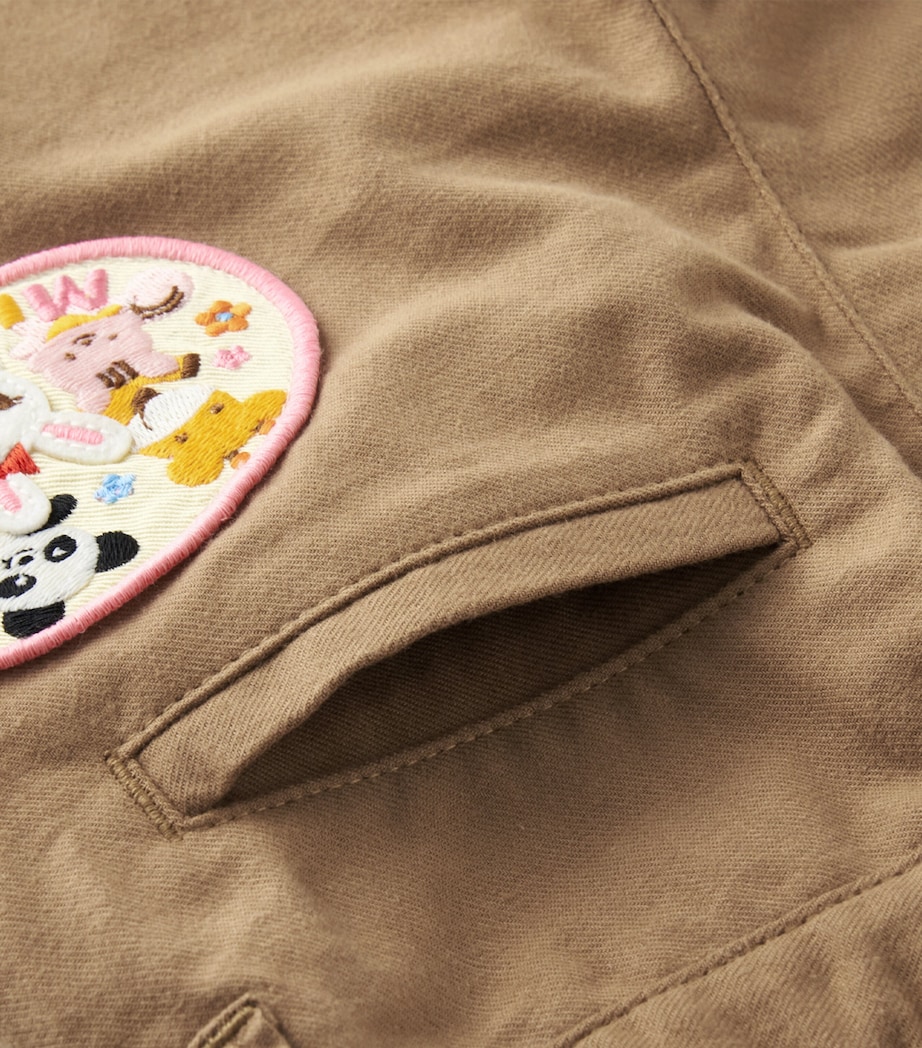 Cotton Animal Appliqué Trousers (2-7 Years) 9 Image 5