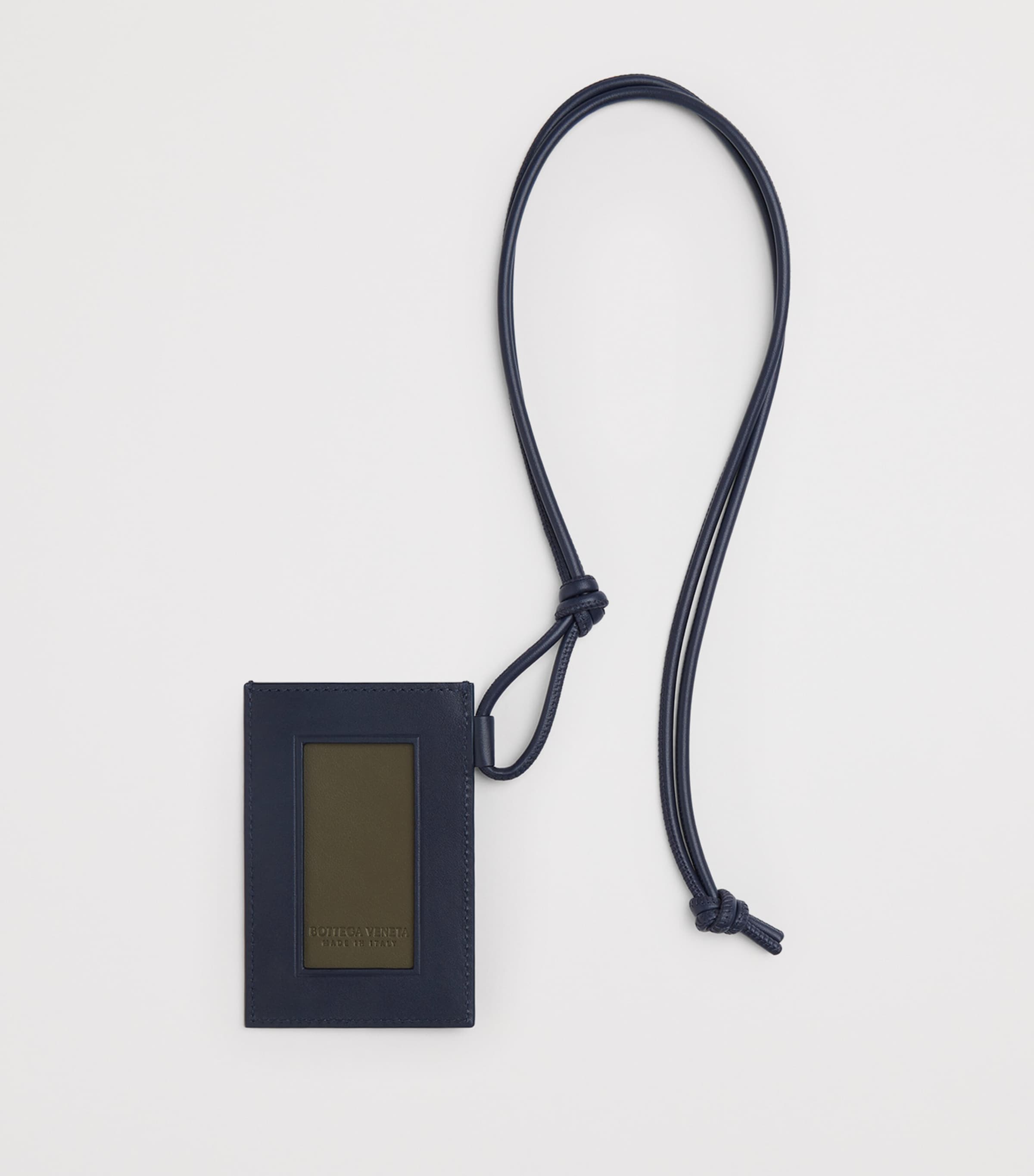 Leather Intrecciato Badge Holder 3262 Image 2