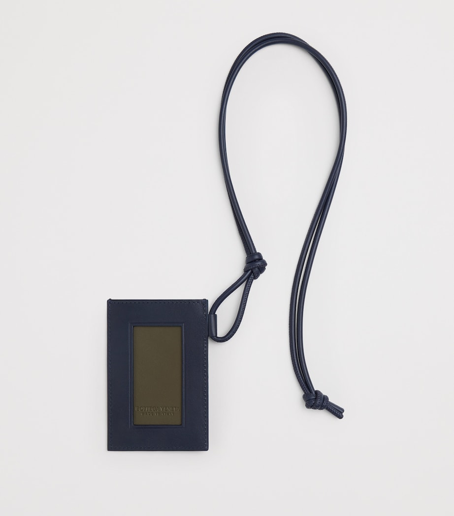 Leather Intrecciato Badge Holder 3262 Image 2