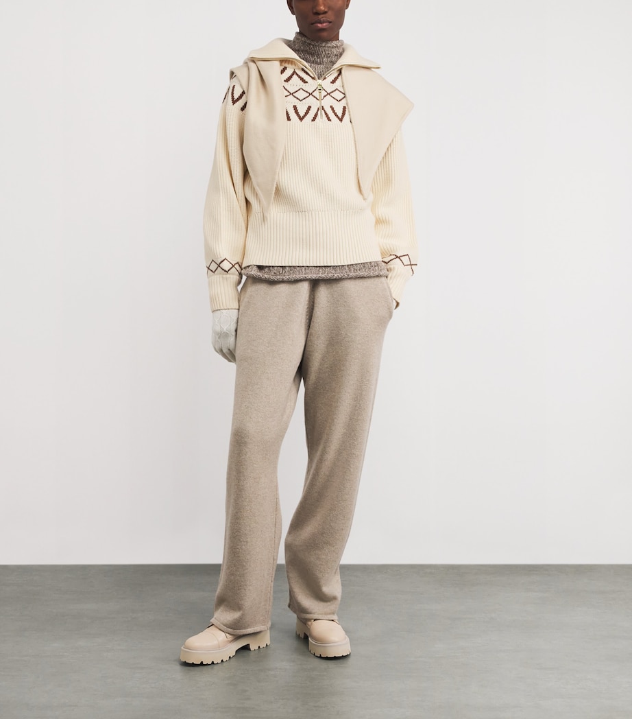 Quarter-Zip Sigrid Sweater WHITECAP GREY Image 2