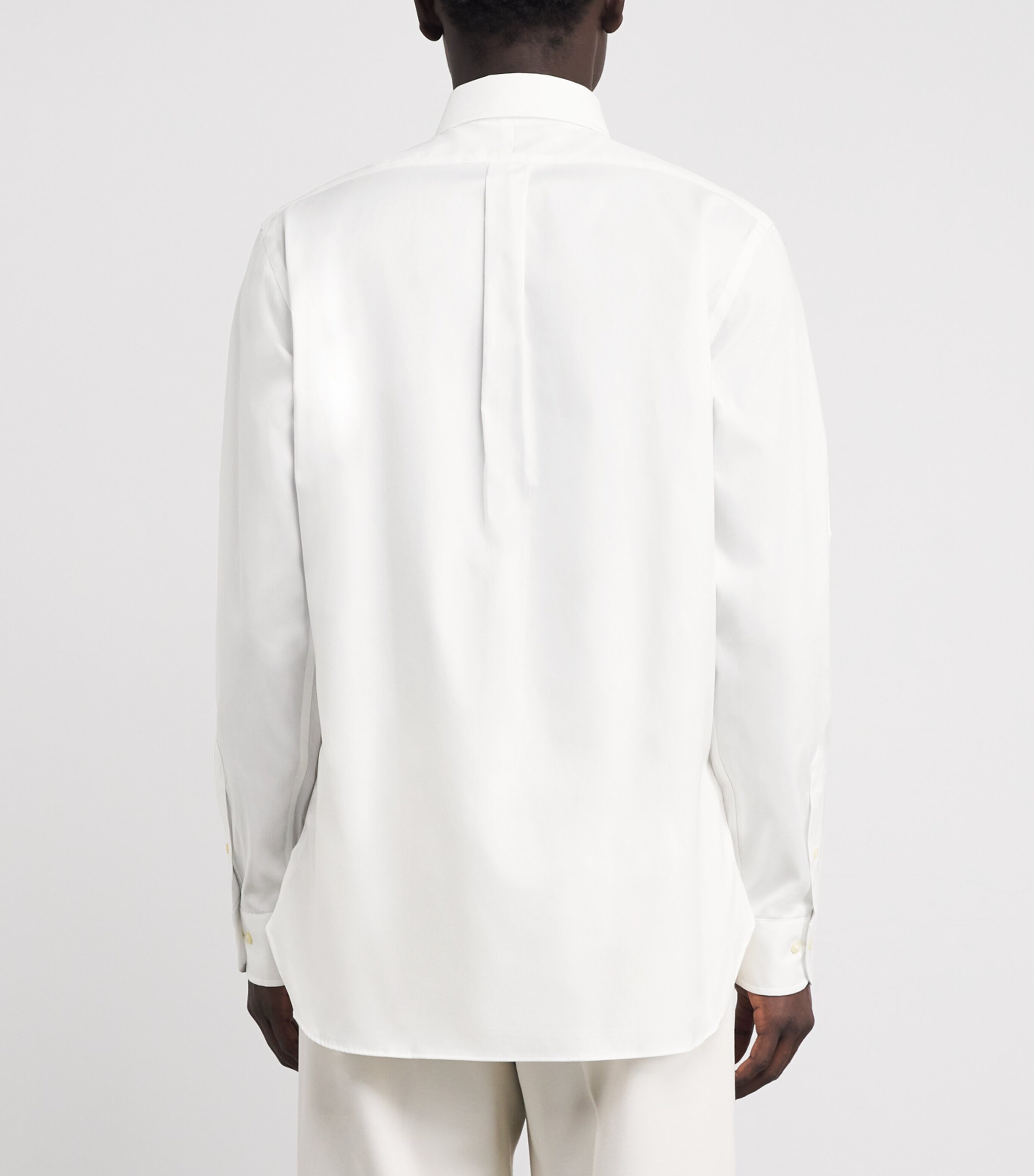 Polo Ralph Lauren Mens Polo Pony Custom Fit Shirt White Image 4