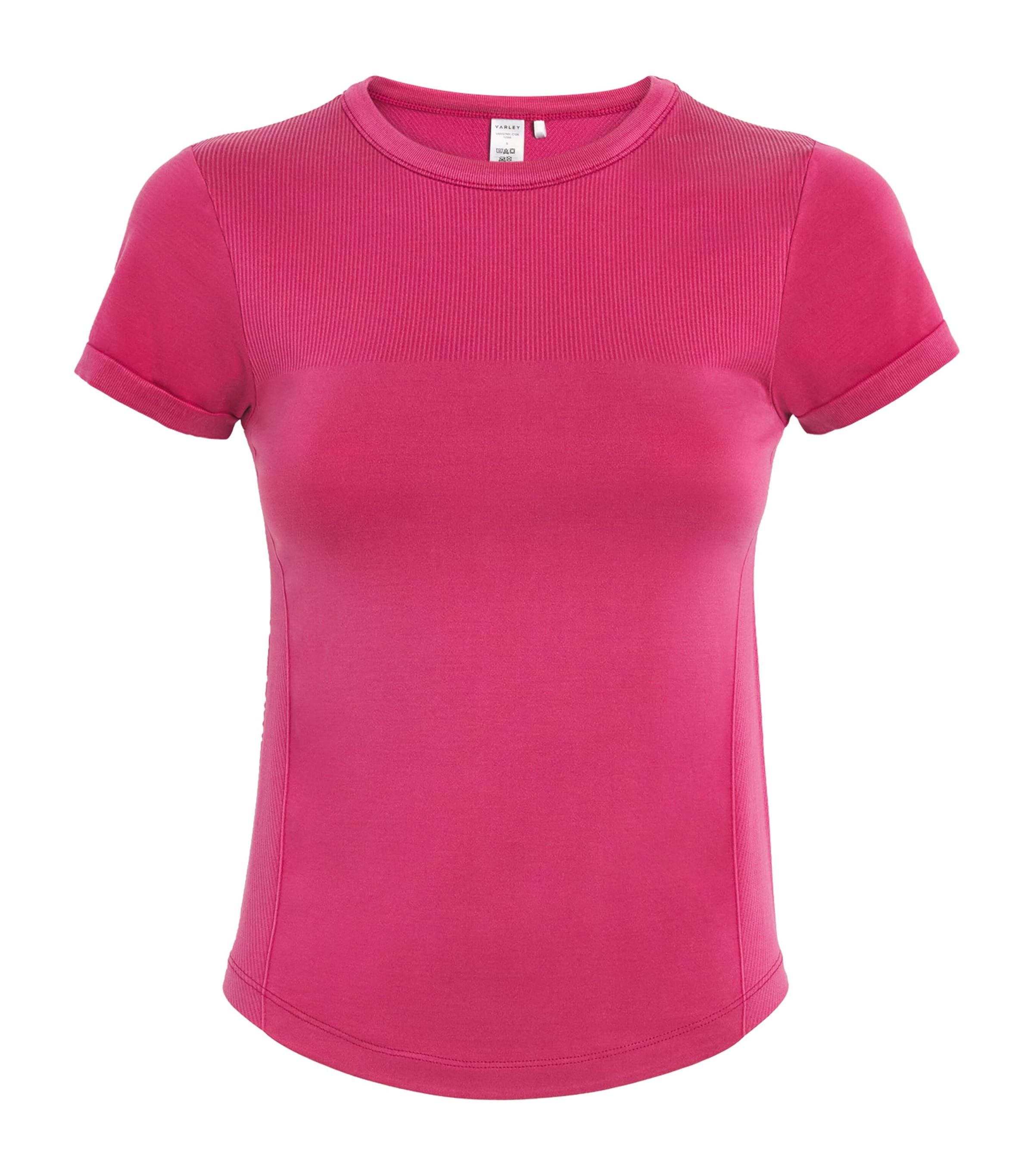 Varley Womens Casper Seamless T-Shirt Rich Raspberry Image 1