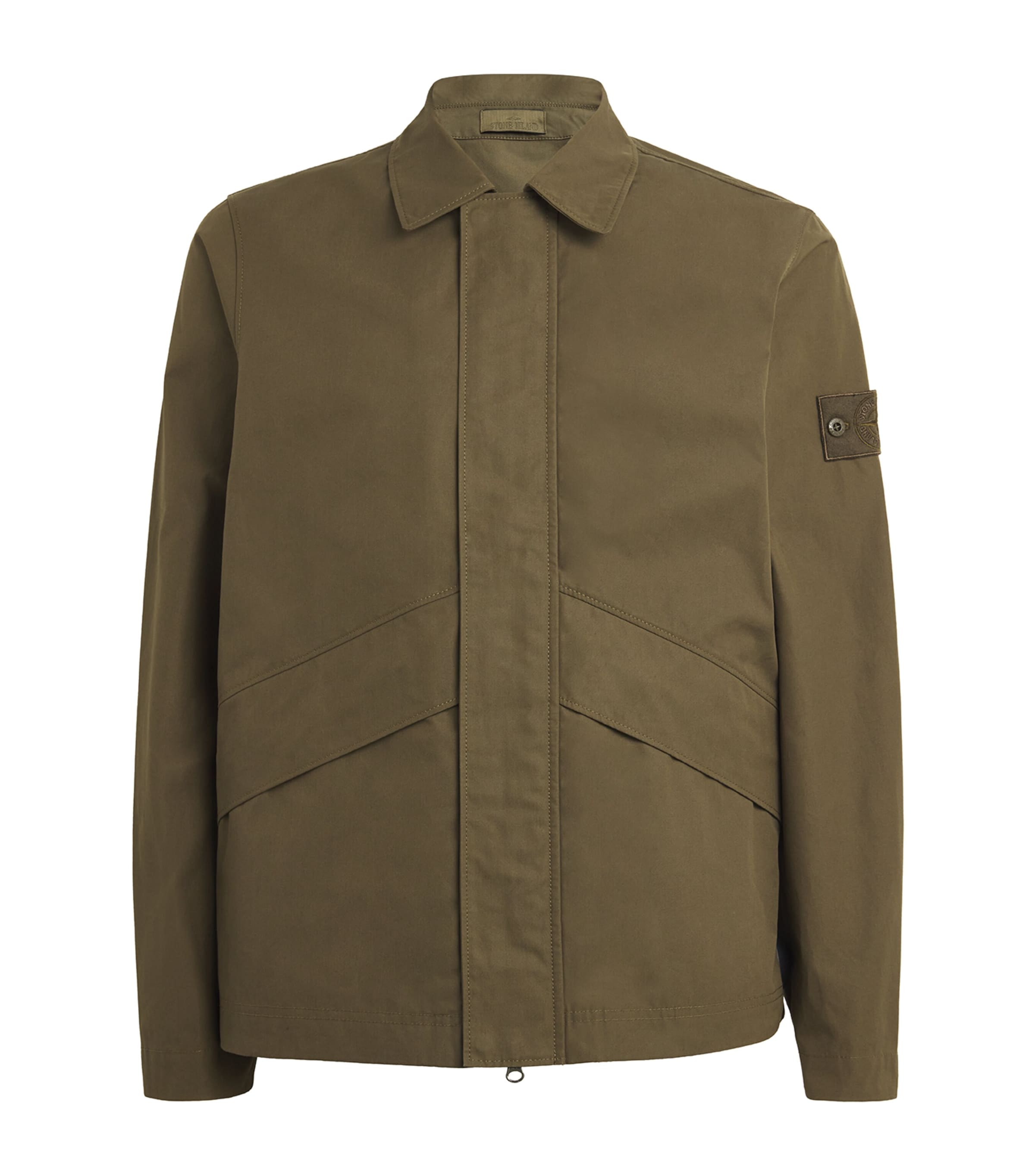 Stone Island GHOST PIECE Organic Cotton Overshirt Harrods UK