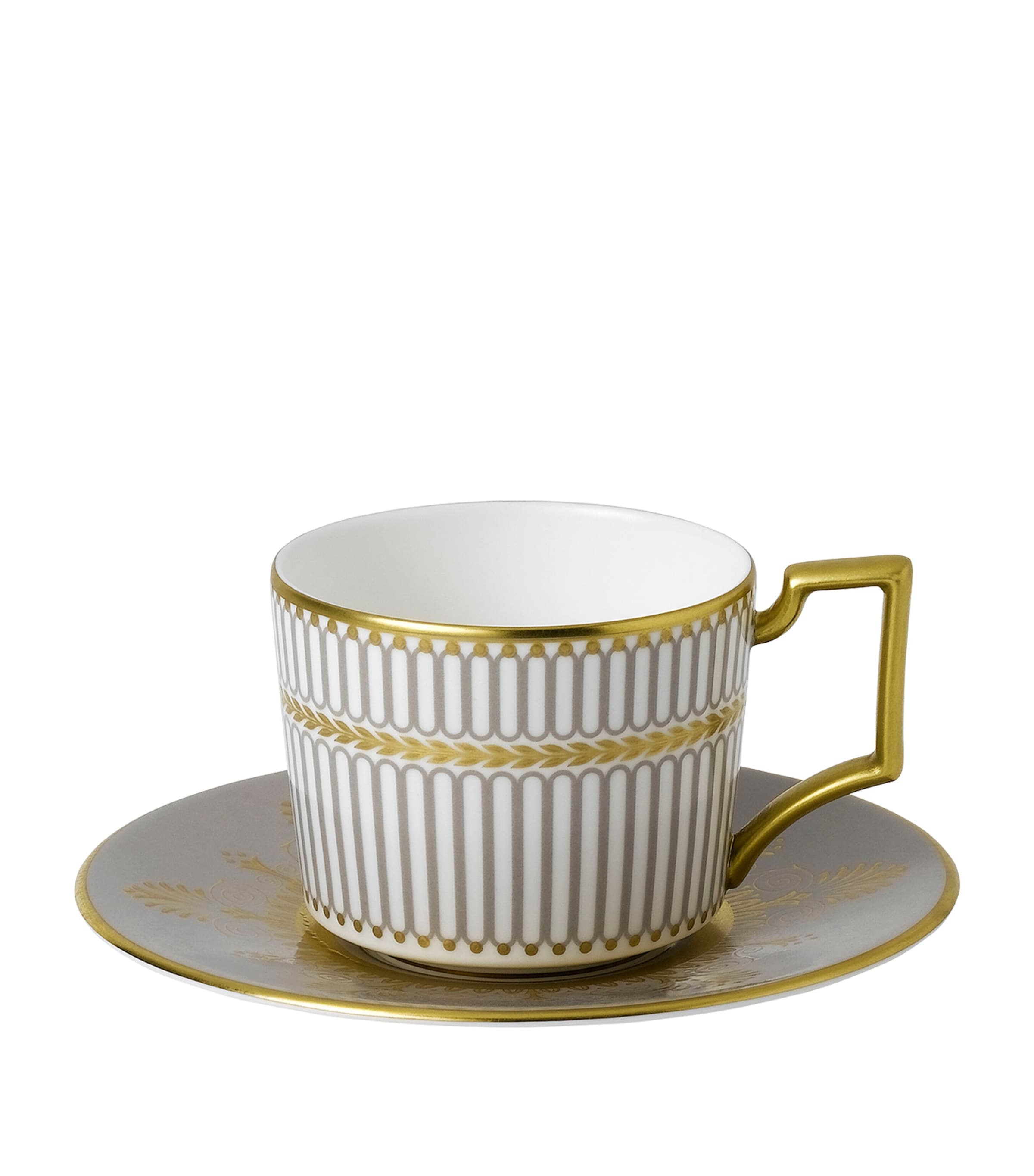 Wedgwood Anthemion Grey Espresso Cup and Saucer | Dining | Tableware | Tea Cups & Saucers | Designers | Wedgwood