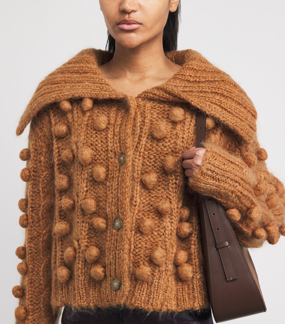 Mohair-Blend Bauble Sweater CAMEL Image 6
