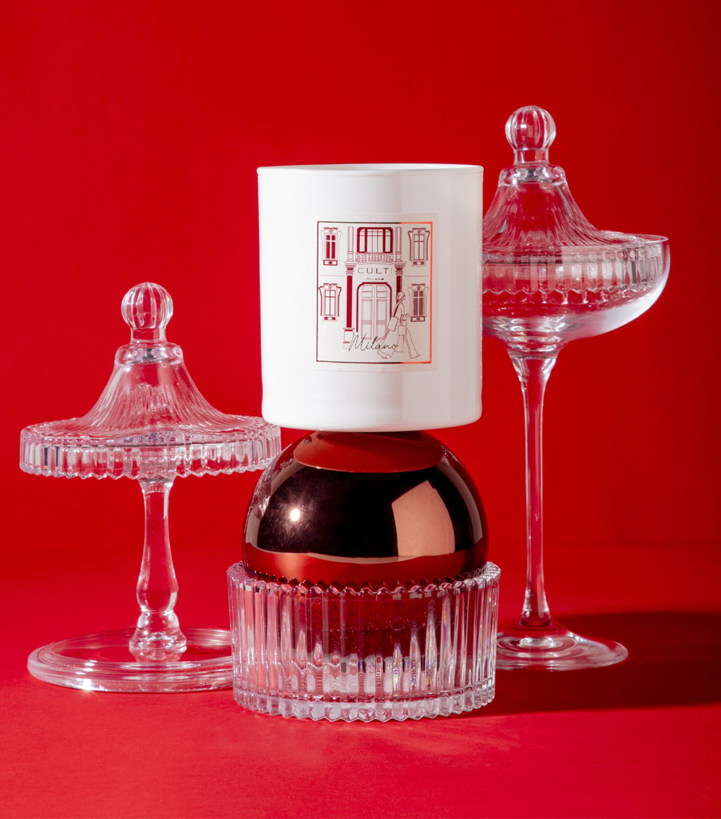 Milano Noblesse Candle (270g) WHITE Image 2