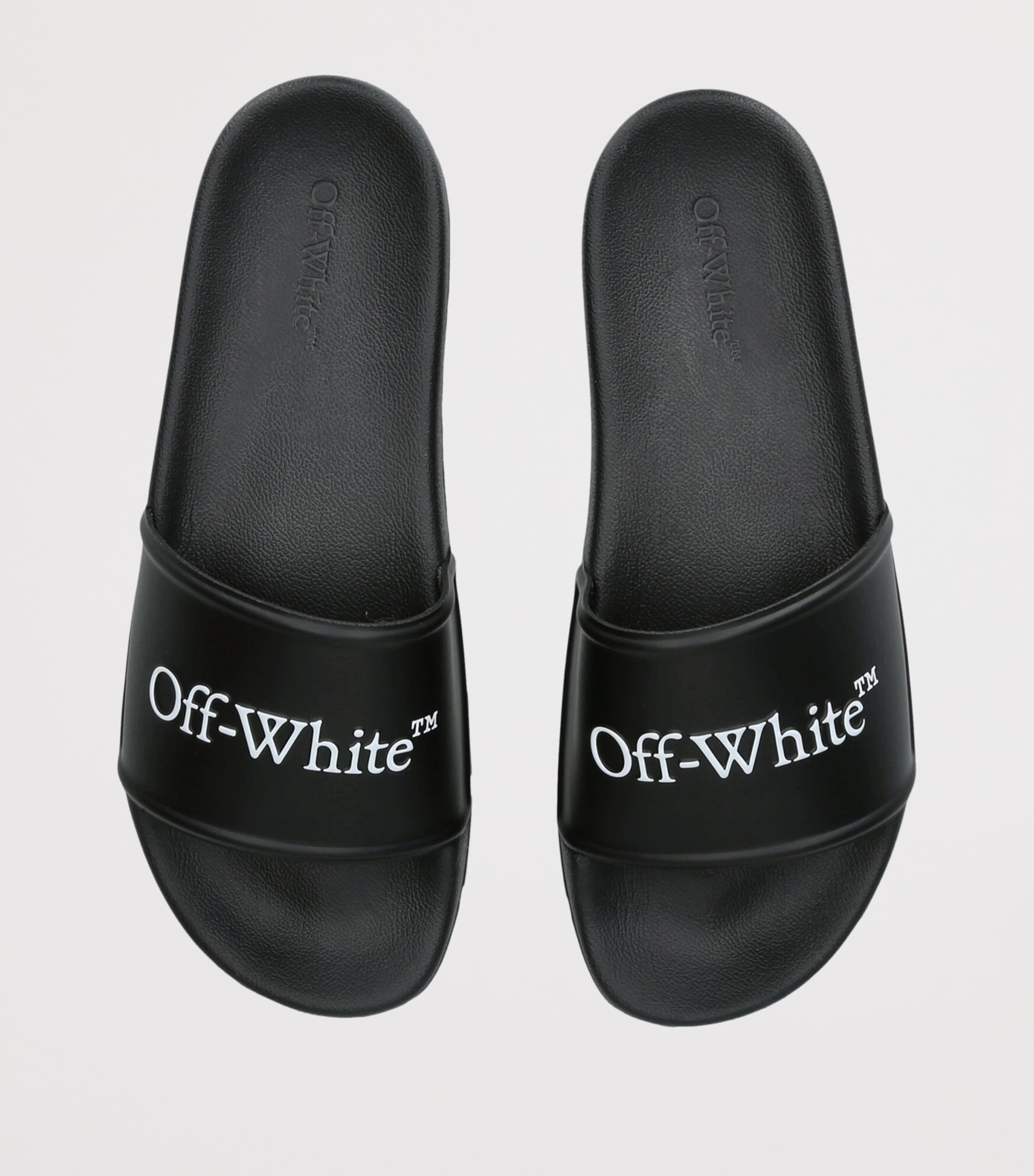 Off-White Bookish Logo Slides Black Image 3
