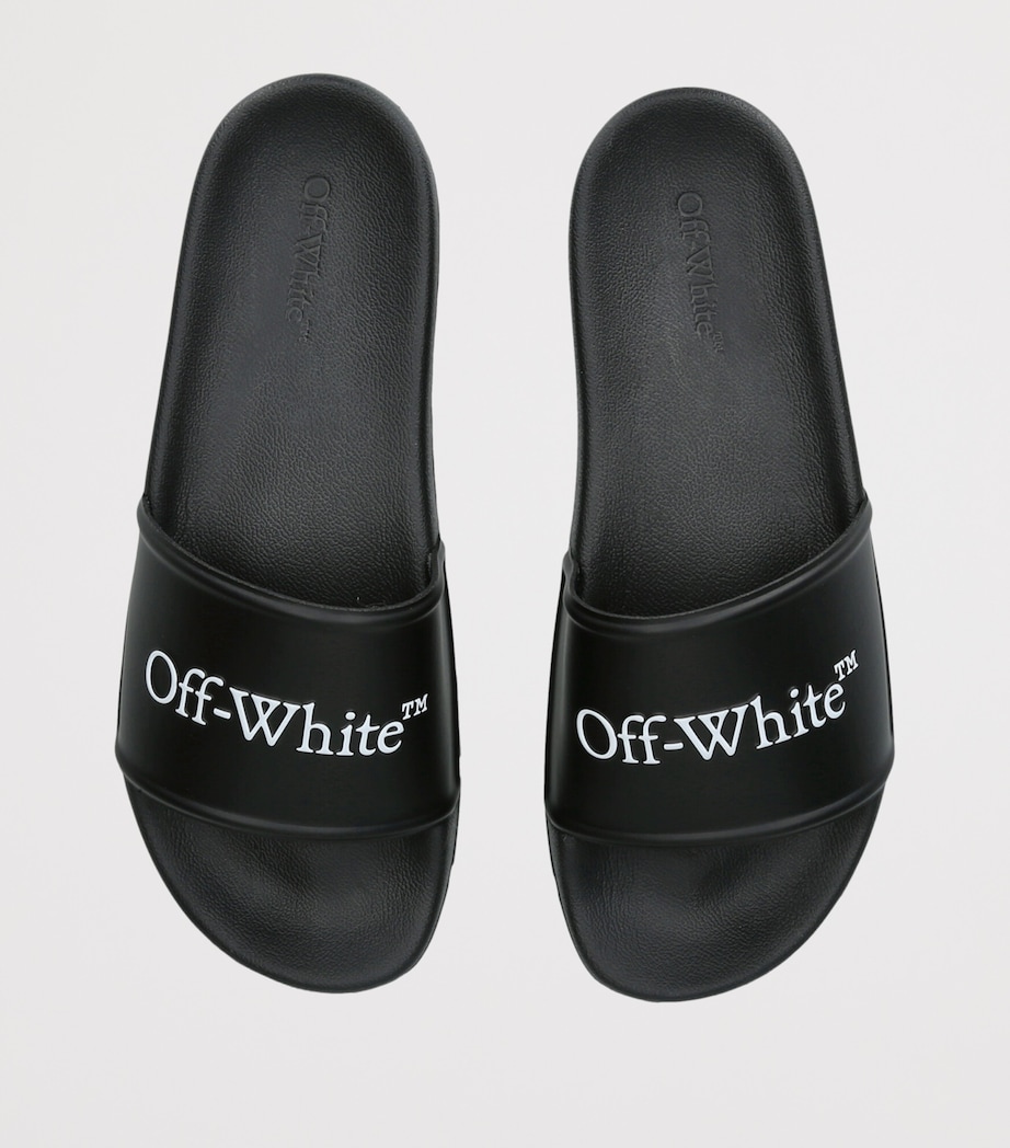 Off-White Bookish Logo Slides Black Image 3