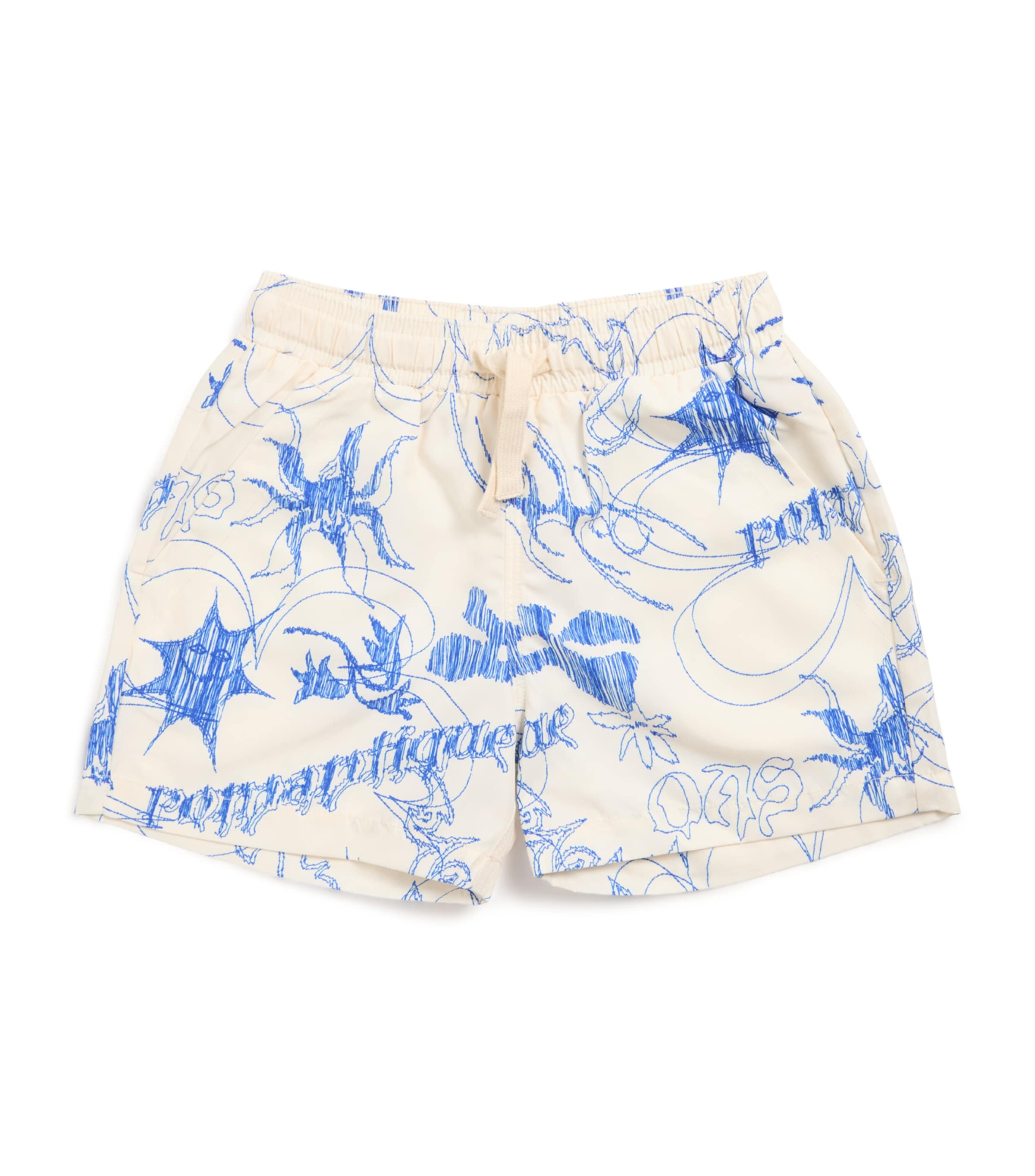 Romantique Print Swim Shorts (4-12 Years) 24 BLUE Image 1