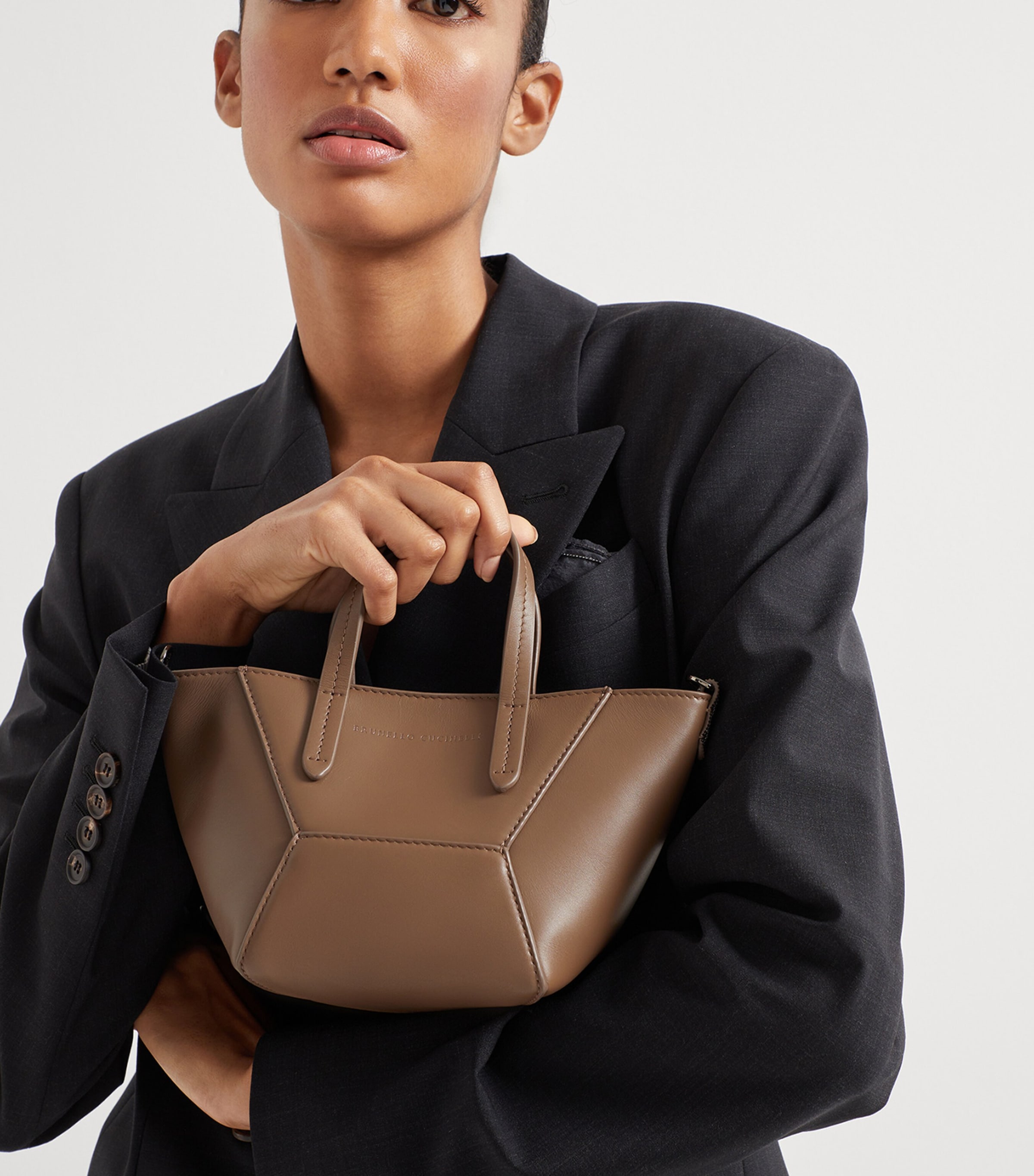 Mini Calfskin BC Duo Tote Bag C8772 Image 2