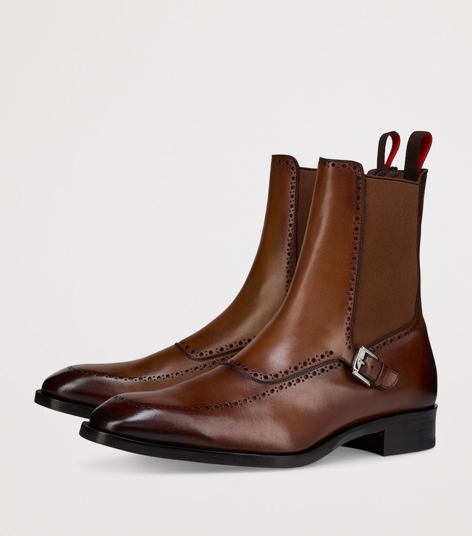 Sartosea Leather Chelsea Boots BWI3 Image 2