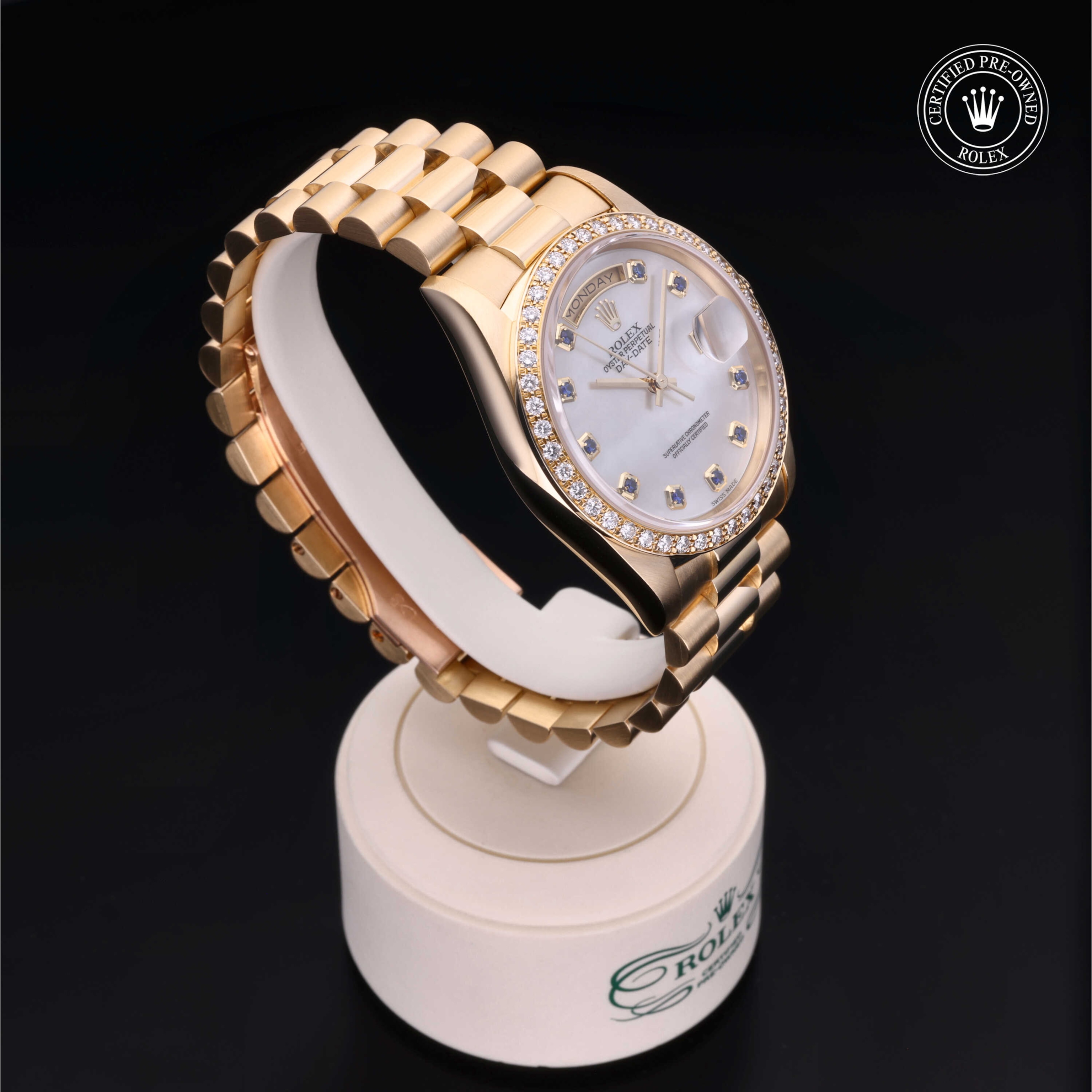 Model image: rolex-certified-pre-owned-Oyster Perpetual Day-Date-36mm-18ct Yellow Gold-1980s-18348