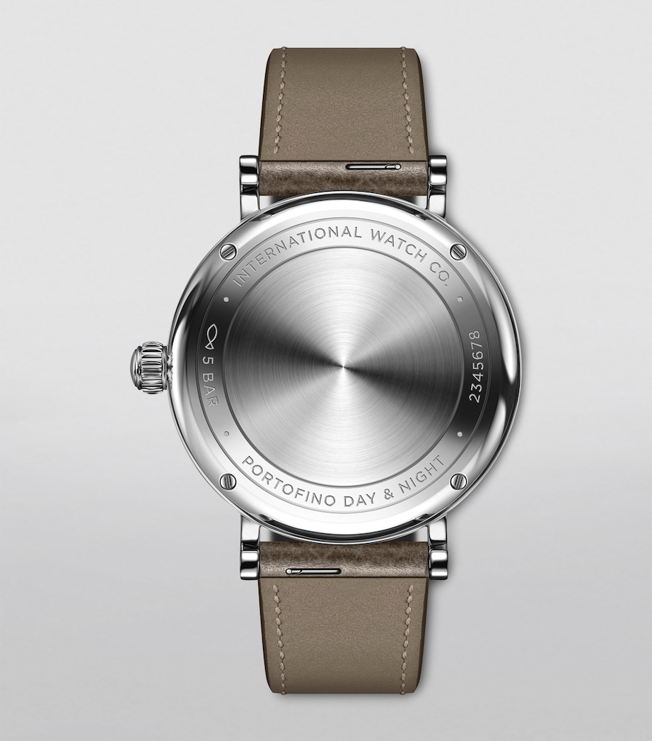Stainless Steel Portofino Day & Night Watch 34mm SILVER Image 2