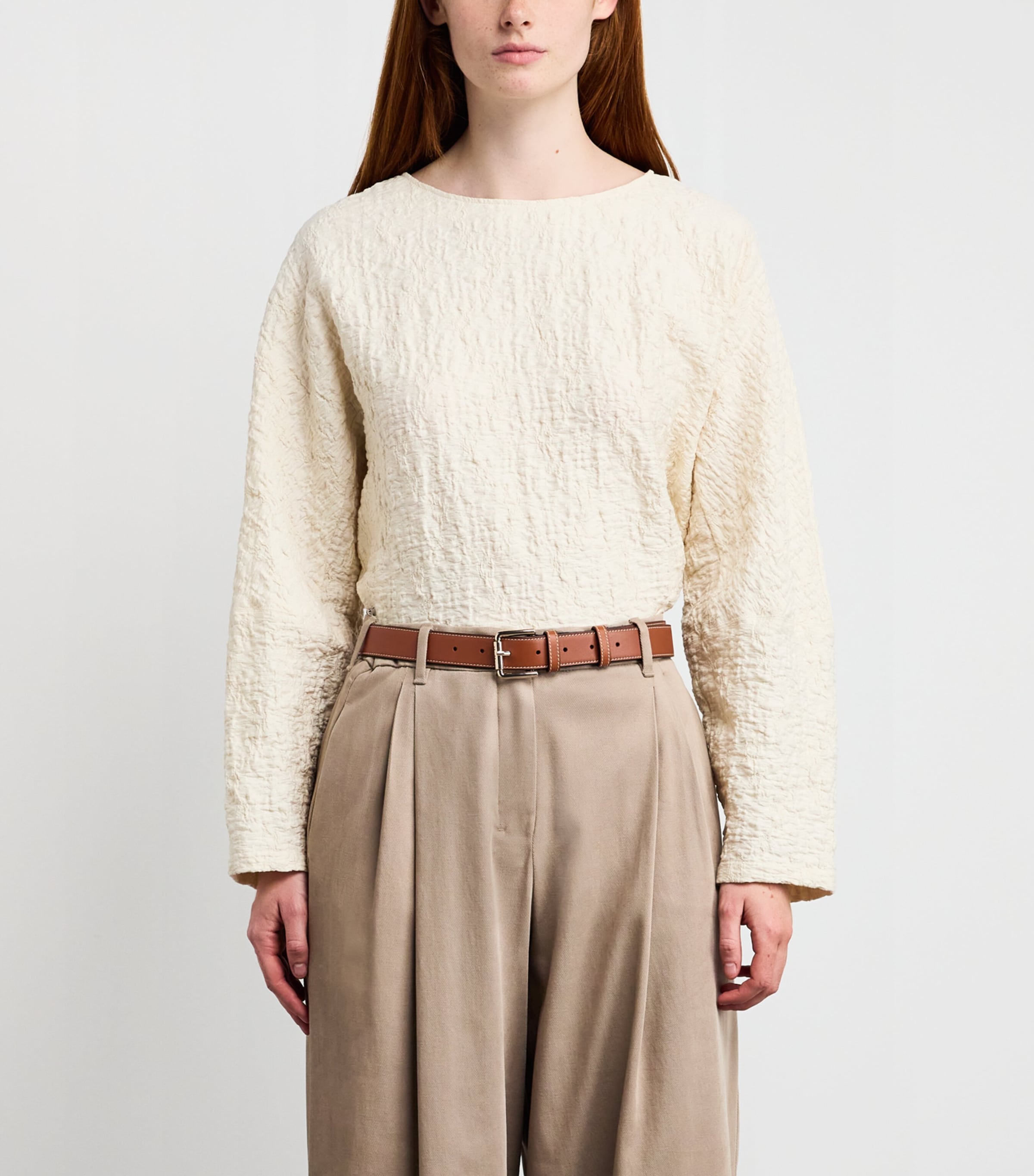 Leather Belt TOBACCO Image 2