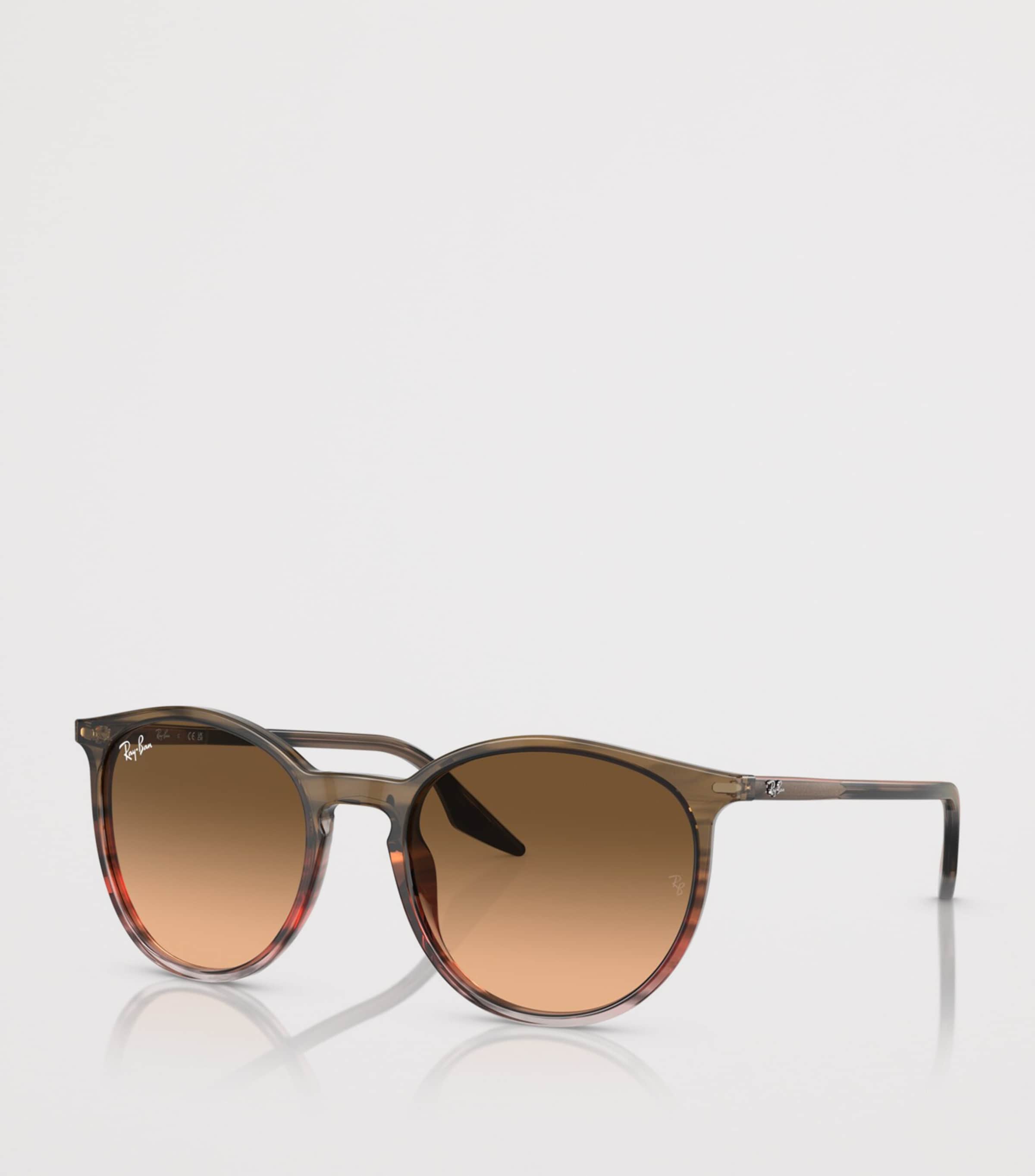 Ray-Ban Phantos Round Sunglasses Brown Image 2