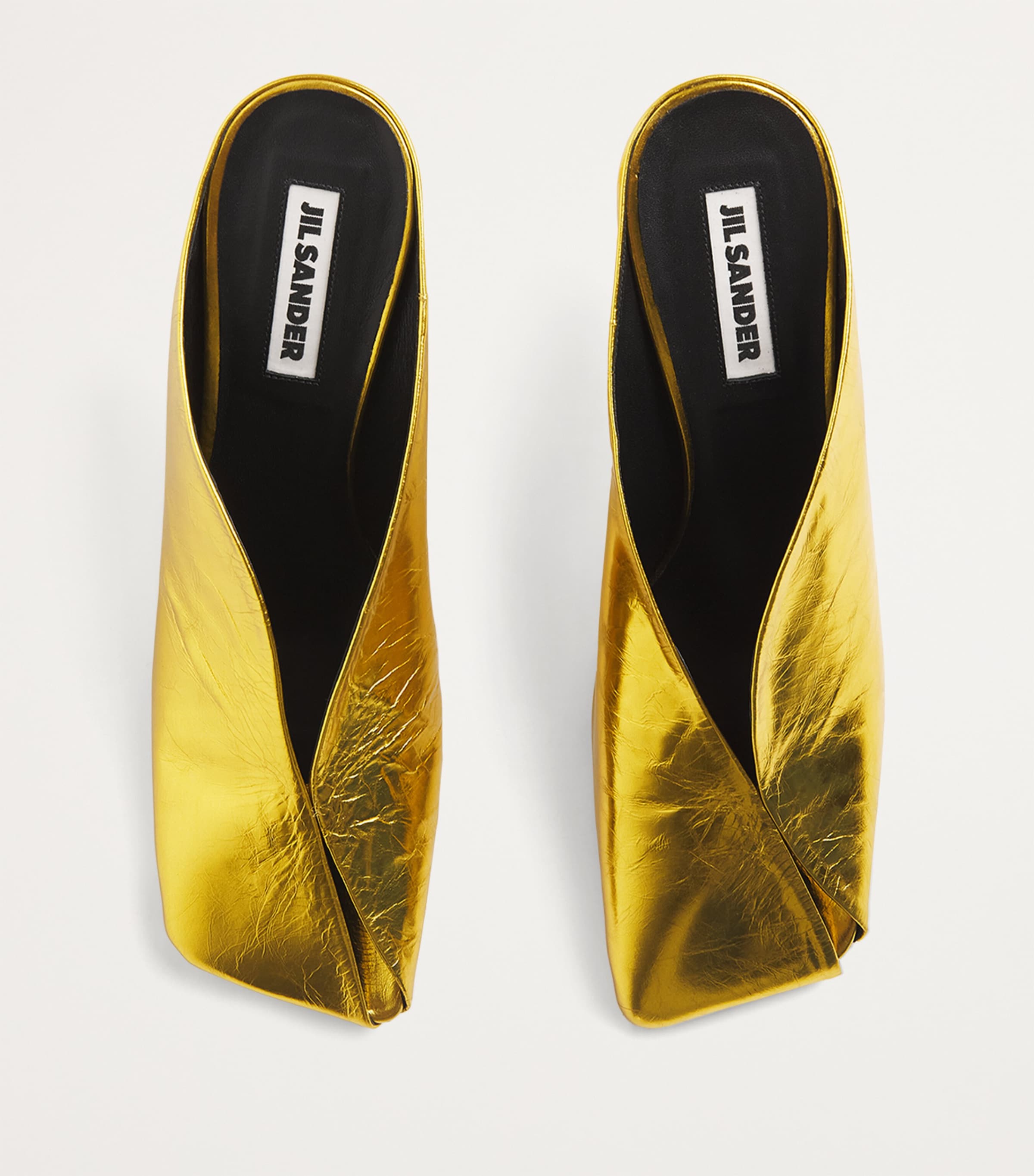 Jil Sander Leather Square-Toe Mules 40 | Harrods US
