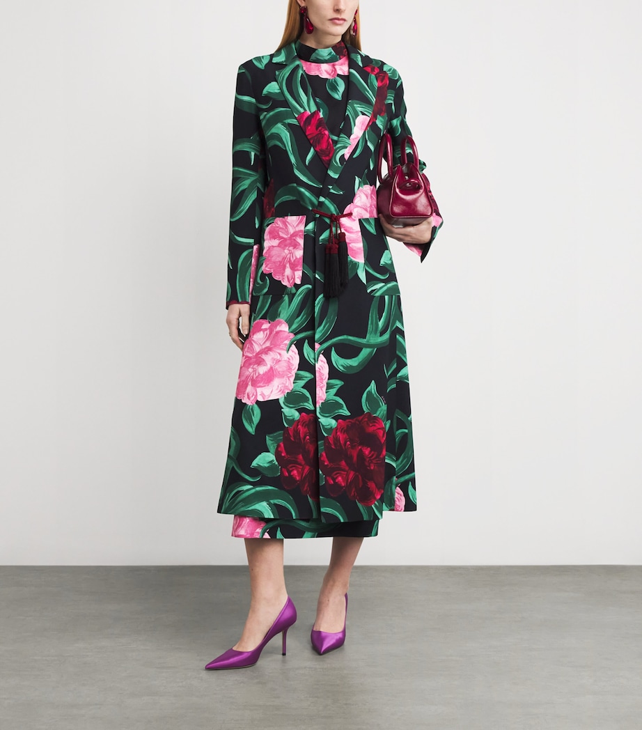 Floral Peony Duster Coat BL01PEONY Image 2