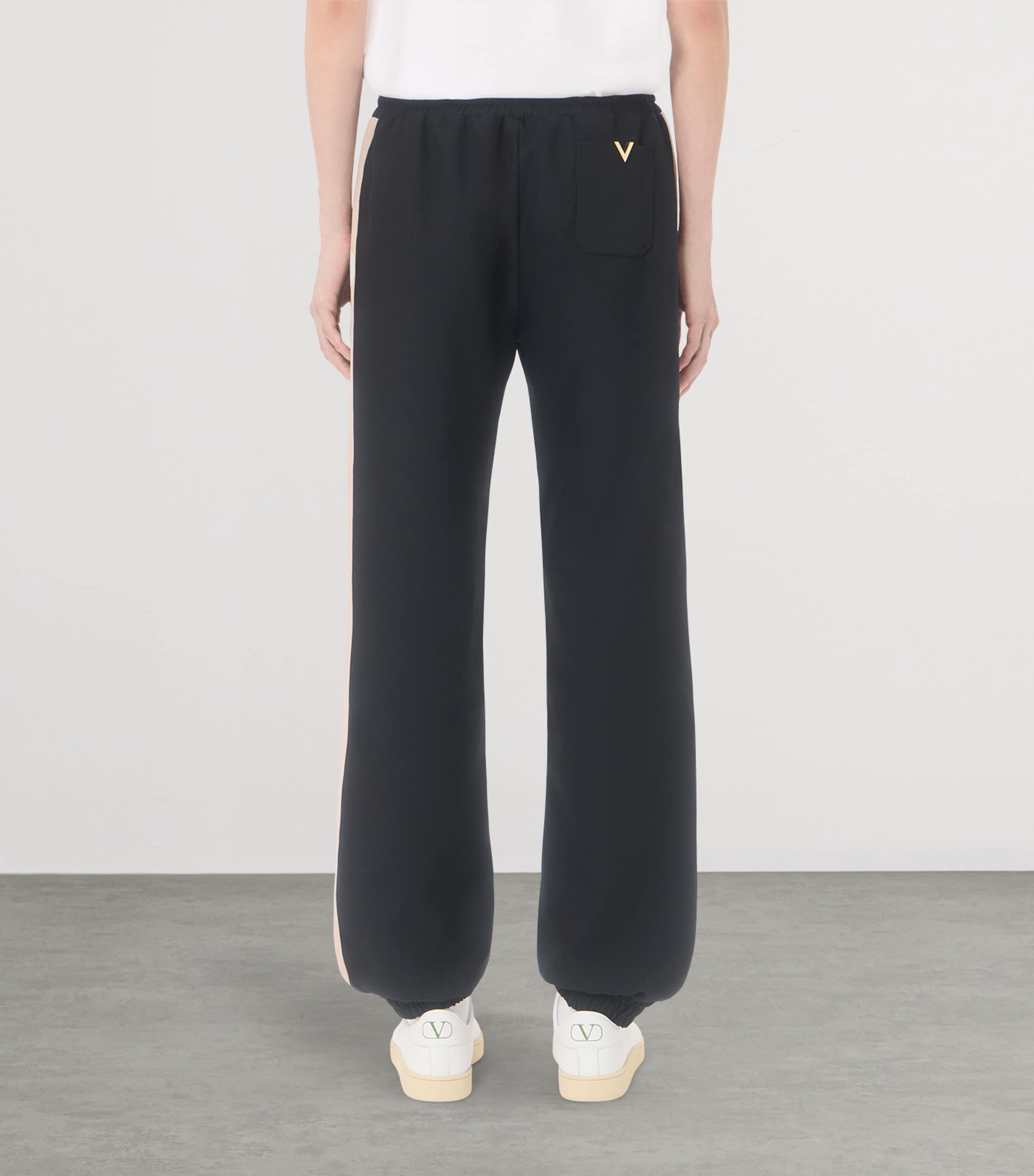 Valentino Garavani Mens Jersey VGold Sweatpants Image 4