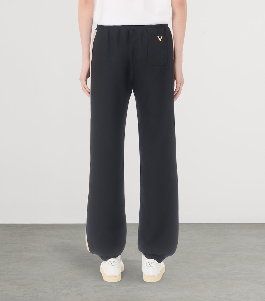 Valentino Garavani Mens Jersey VGold Sweatpants Image 4