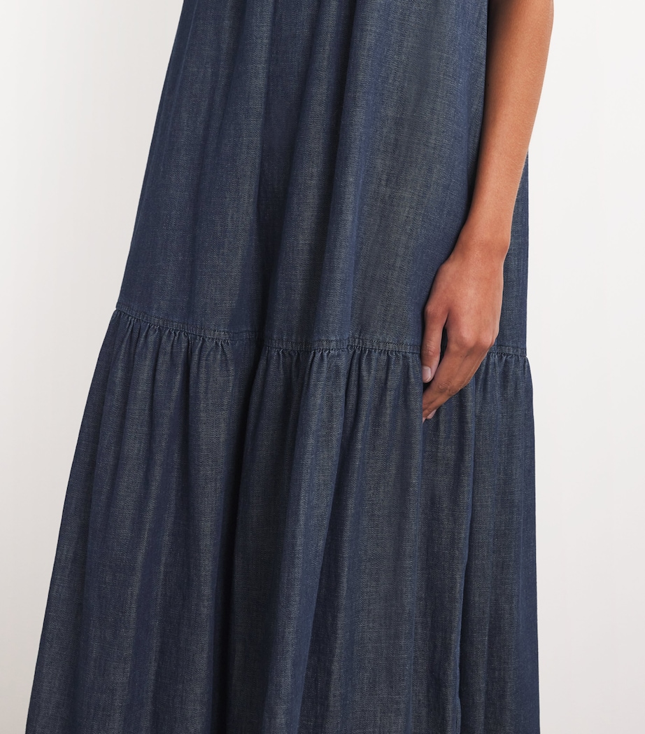 weekend max mara denim dress Weekend Max Mara | Woman - Denim and satin shirt dress - Black