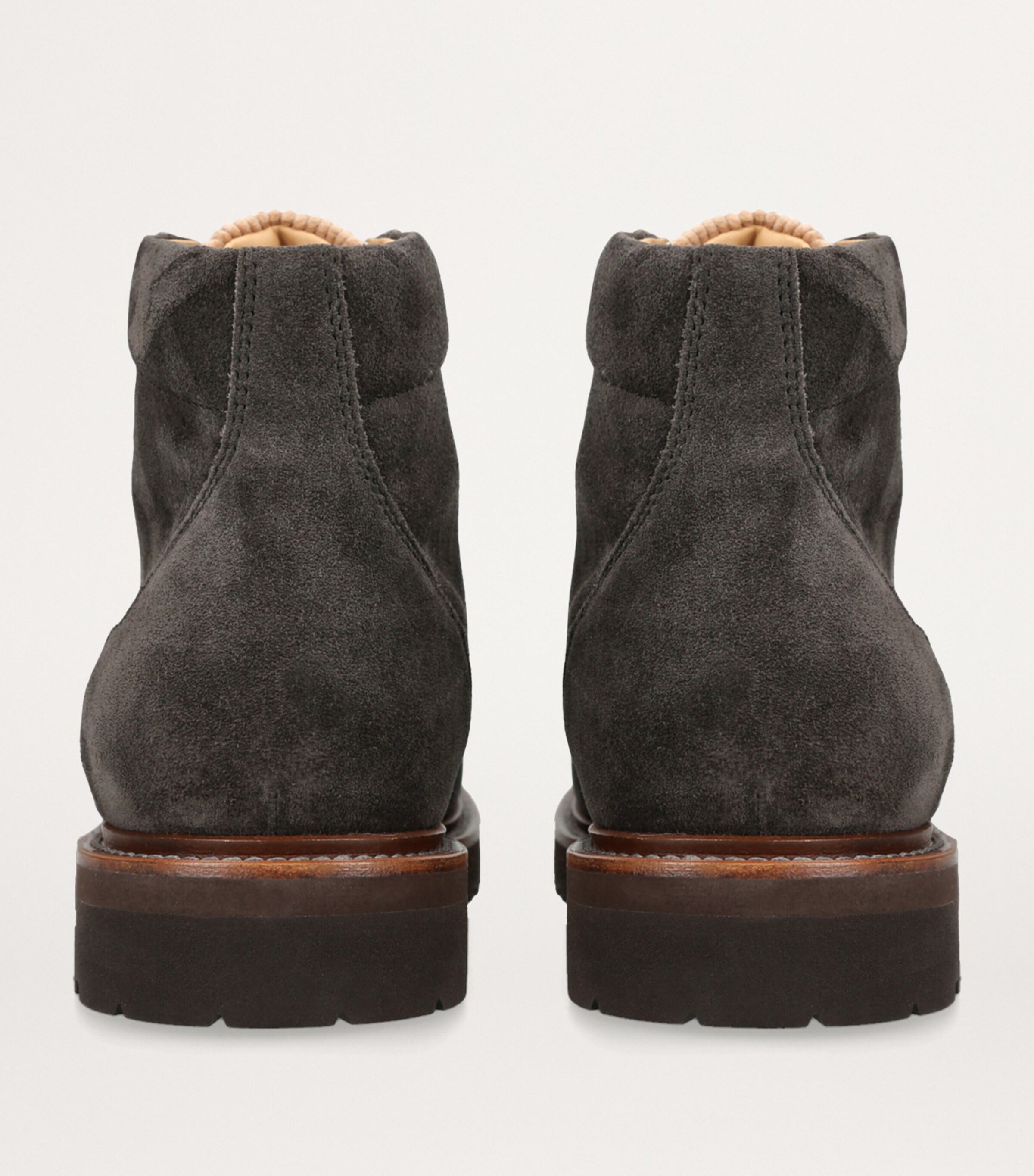 Brunello Cucinelli Suede Hiker Boots Grey/other Image 2