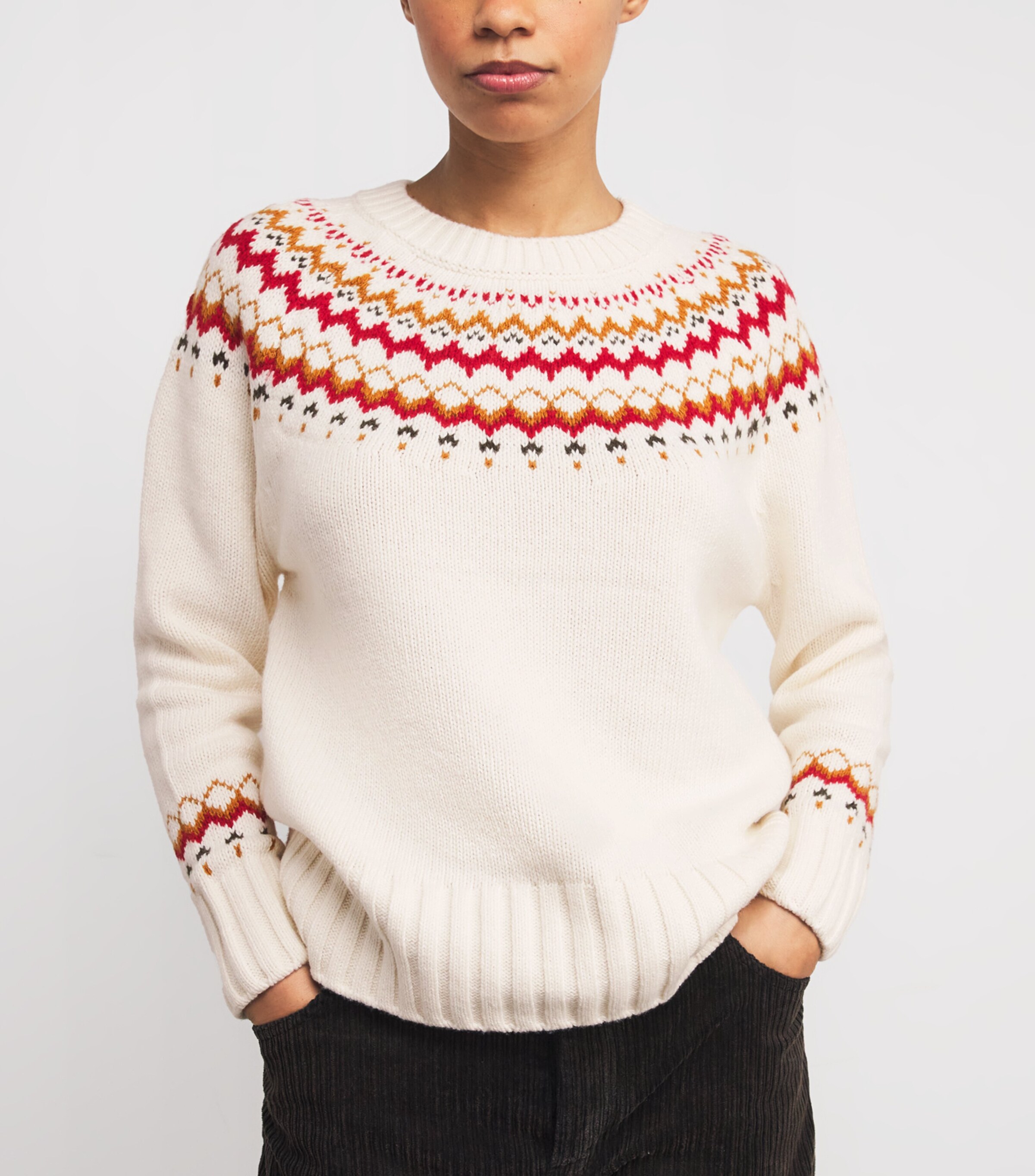 Cotton-Blend Tidal Sweater CLOUD Image 6