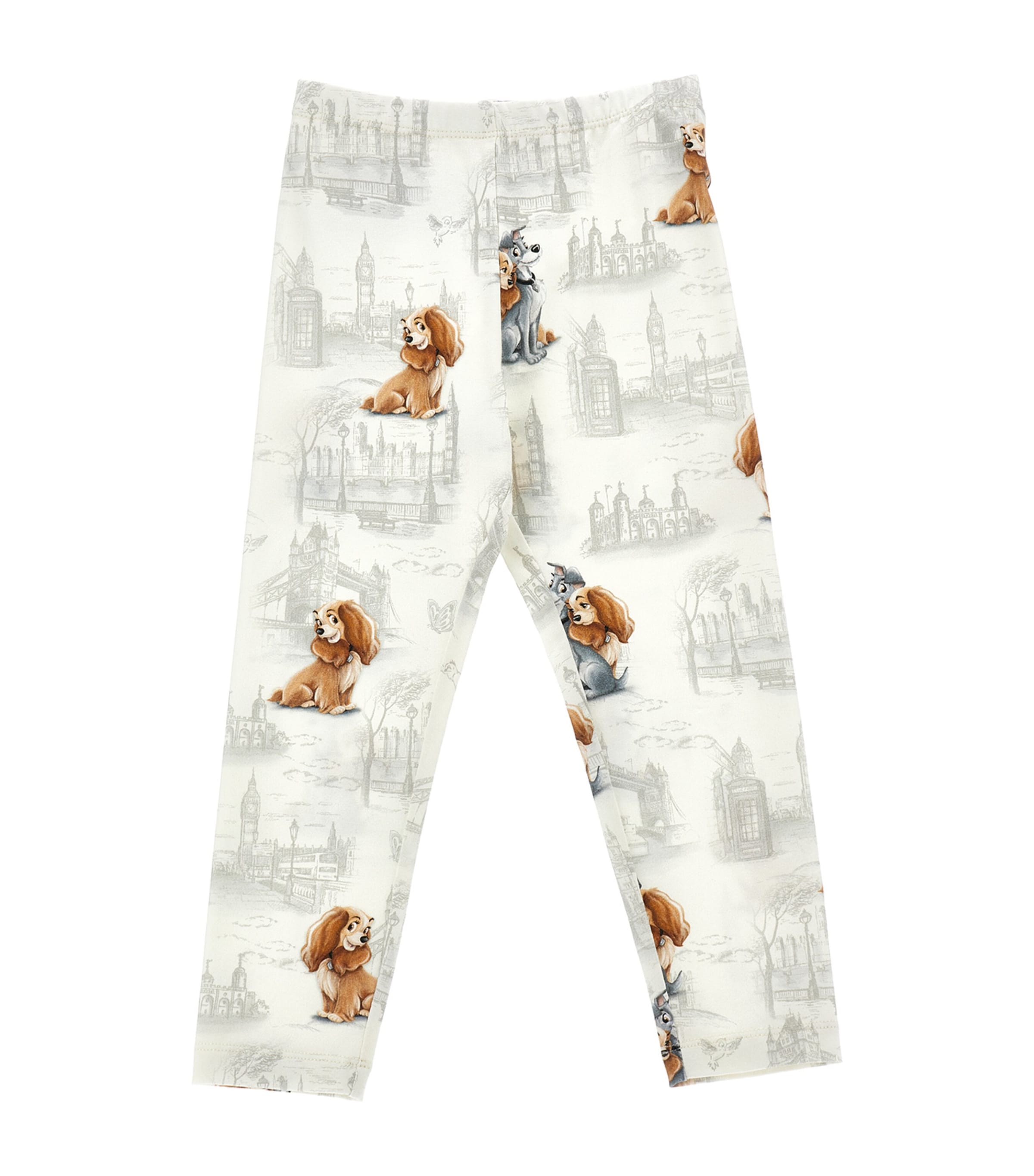 Monnalisa Kids' X Disney Lady And The Tramp Leggings In White