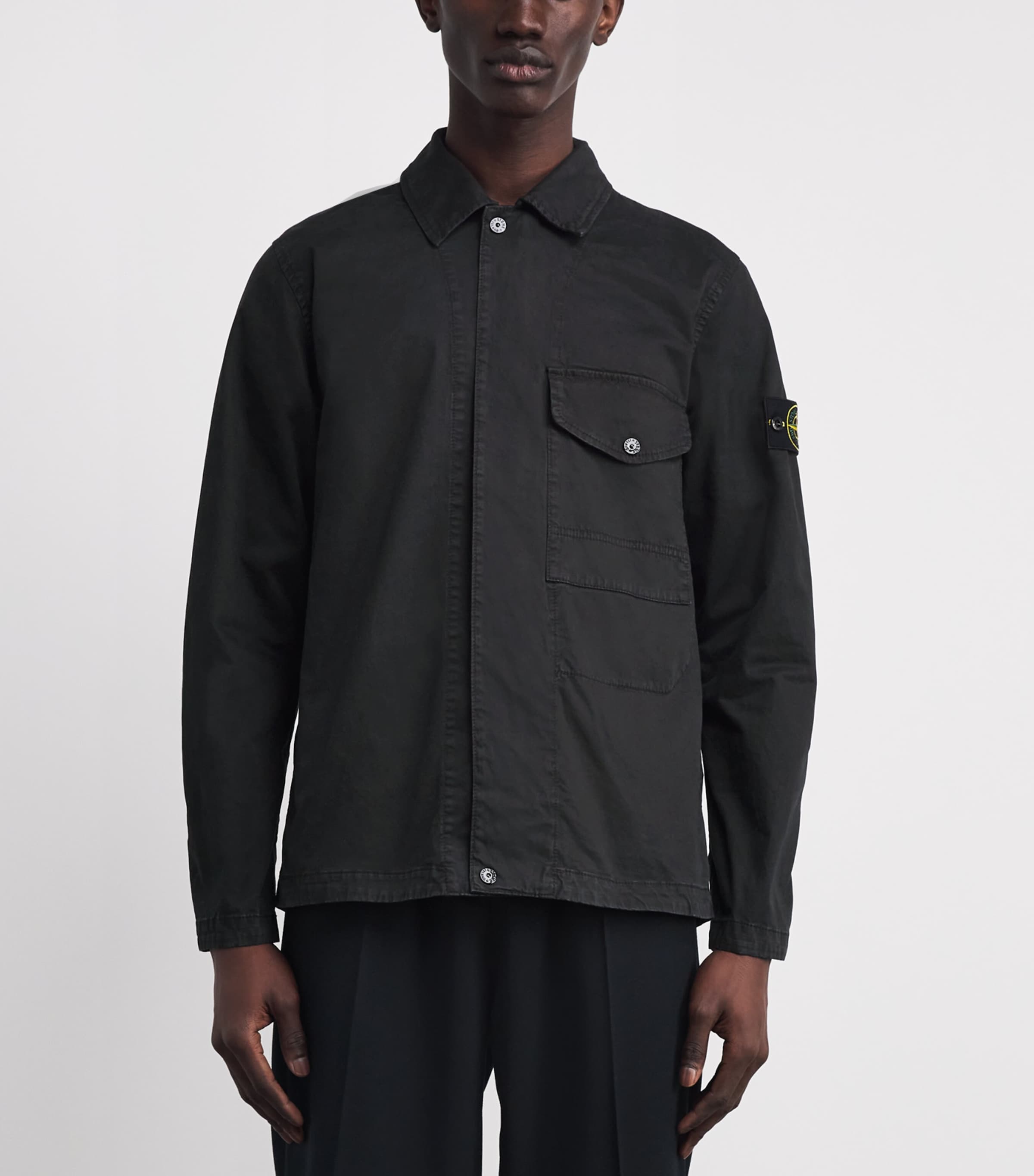 Organic Cotton Compass Shirt Jacket V0129 Image 3