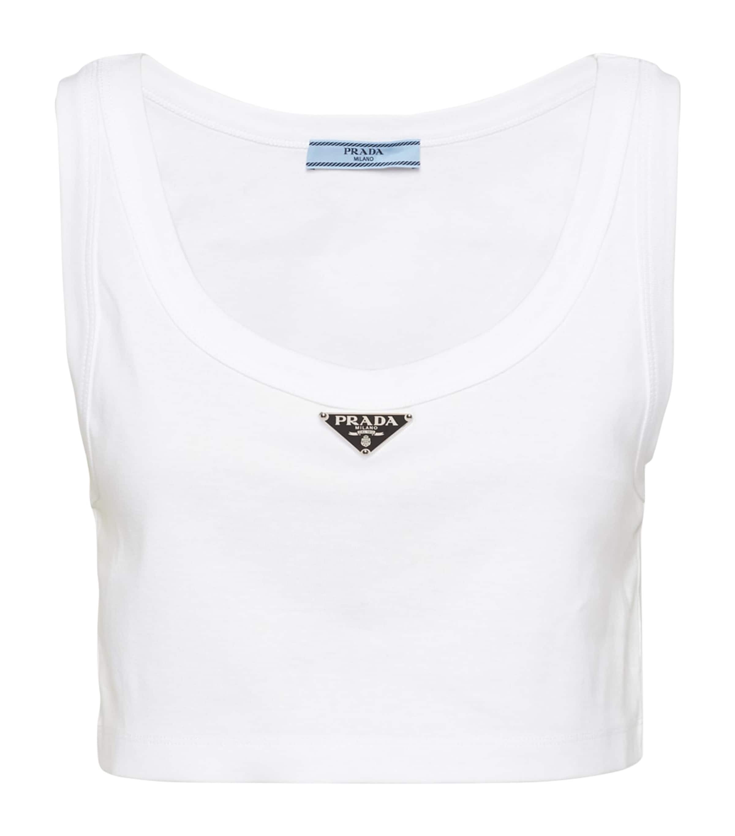 Cotton Triangle Crop Top F0009 Image 1