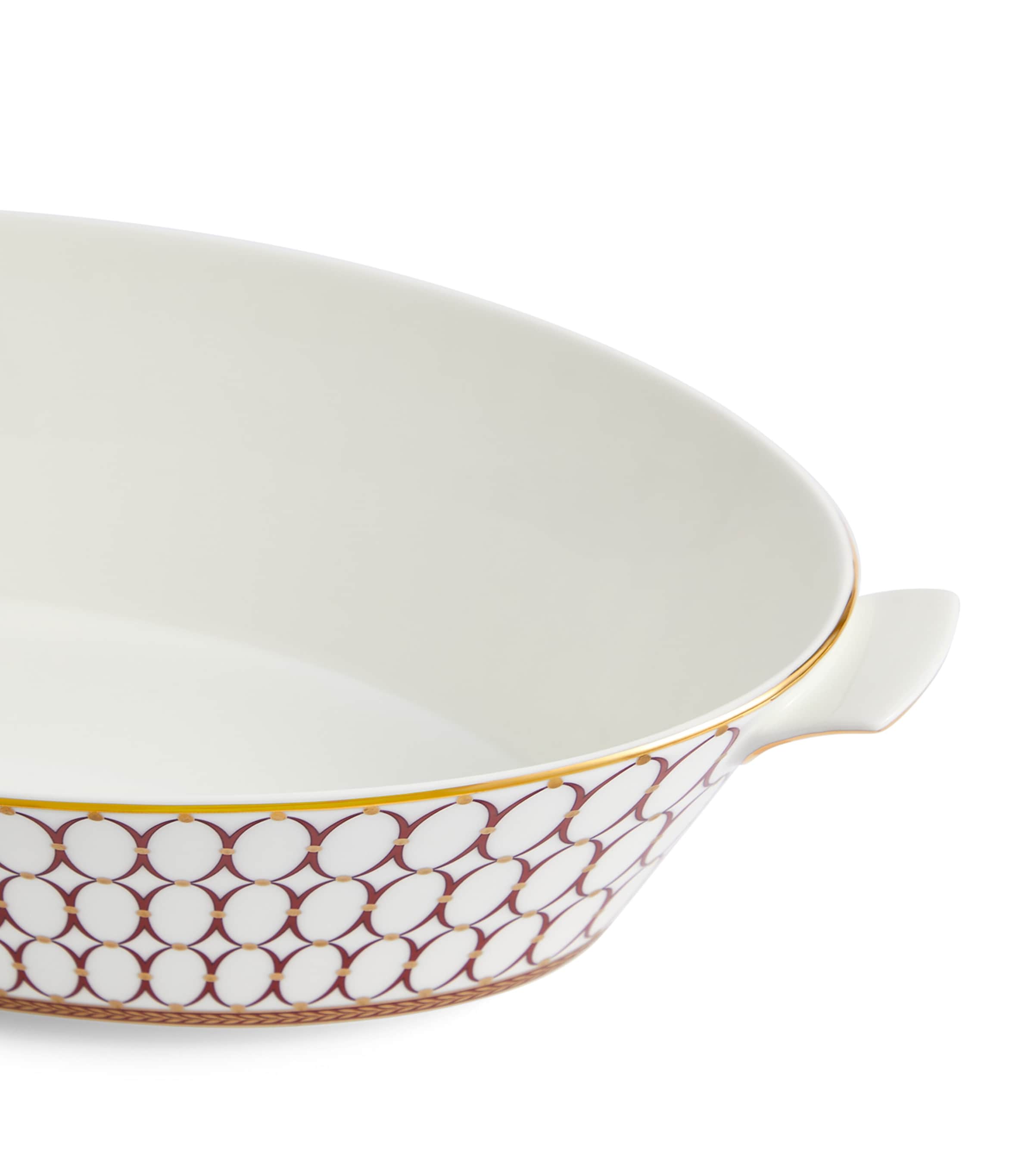 Renaissance Gold Oval Platter (28cm) RED Image 5