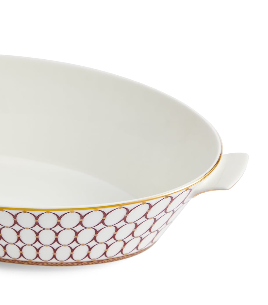 Renaissance Gold Oval Platter (28cm) RED Image 5