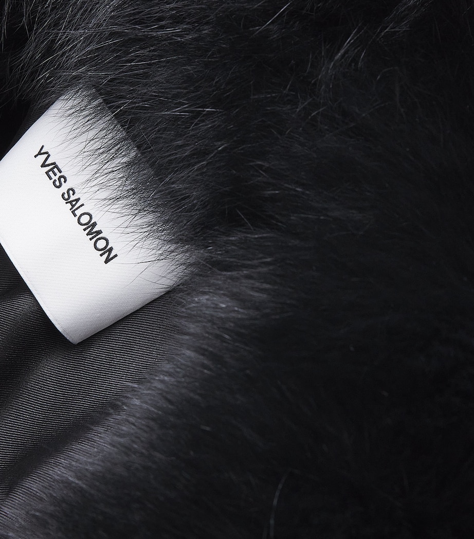 Wool-Cashmere Fur-Trim Jacket C99 Image 5