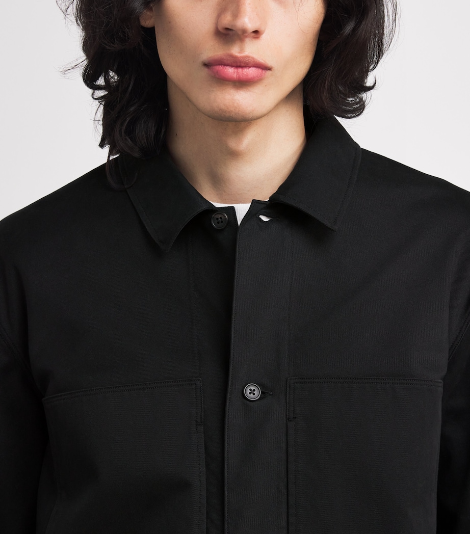 Samir Cotton Jacket BLACK Image 5