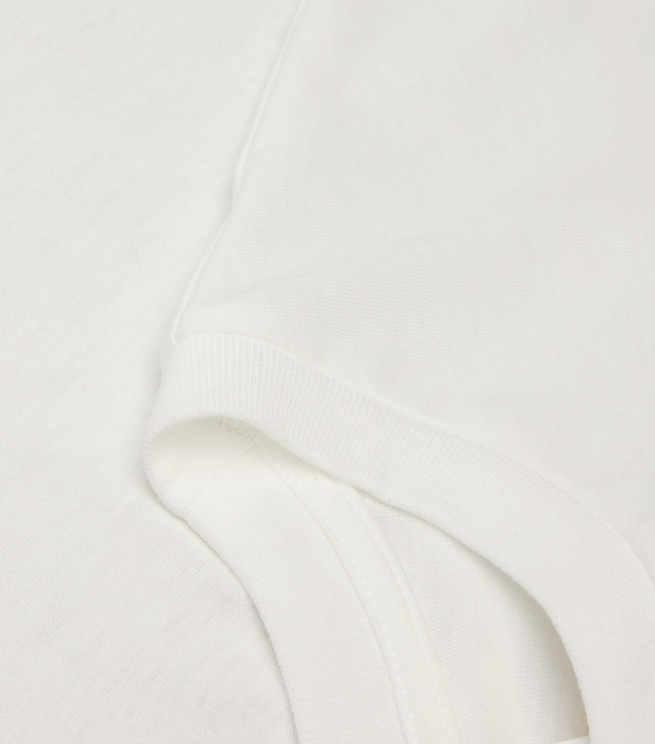 Cotton-Blend Relaxed T-Shirt SNOW Image 5