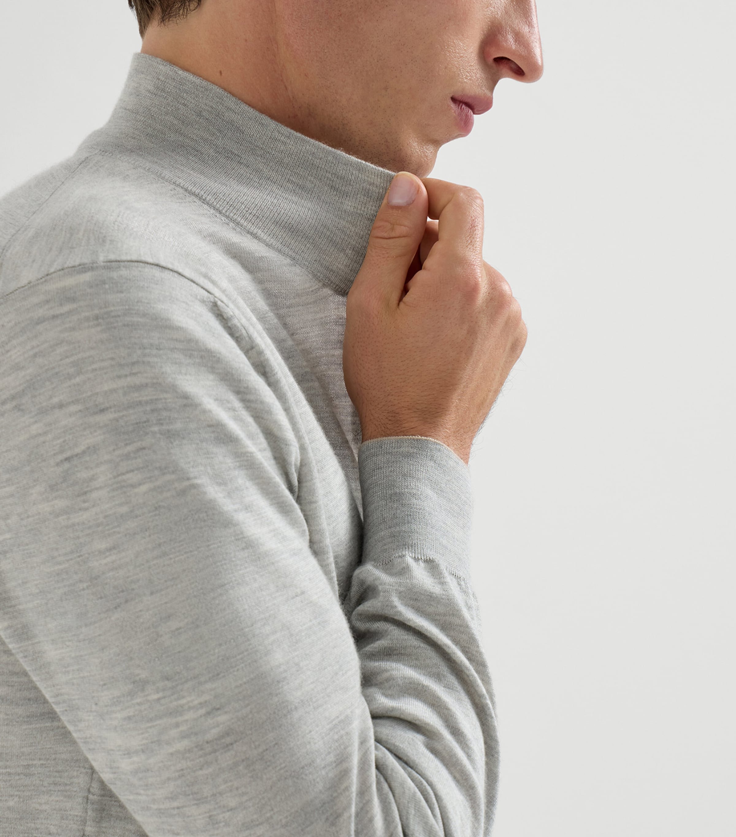 Brunello Cucinelli Mens Cashmere-Silk Cardigan Image 2