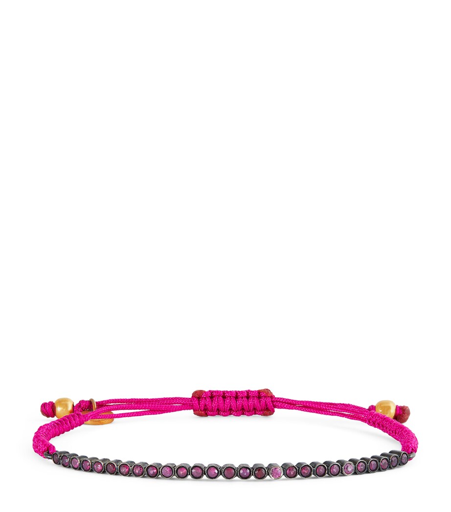 Silver and Ruby Toggle Bracelet RUBY / SILVER / GOLD Image 1