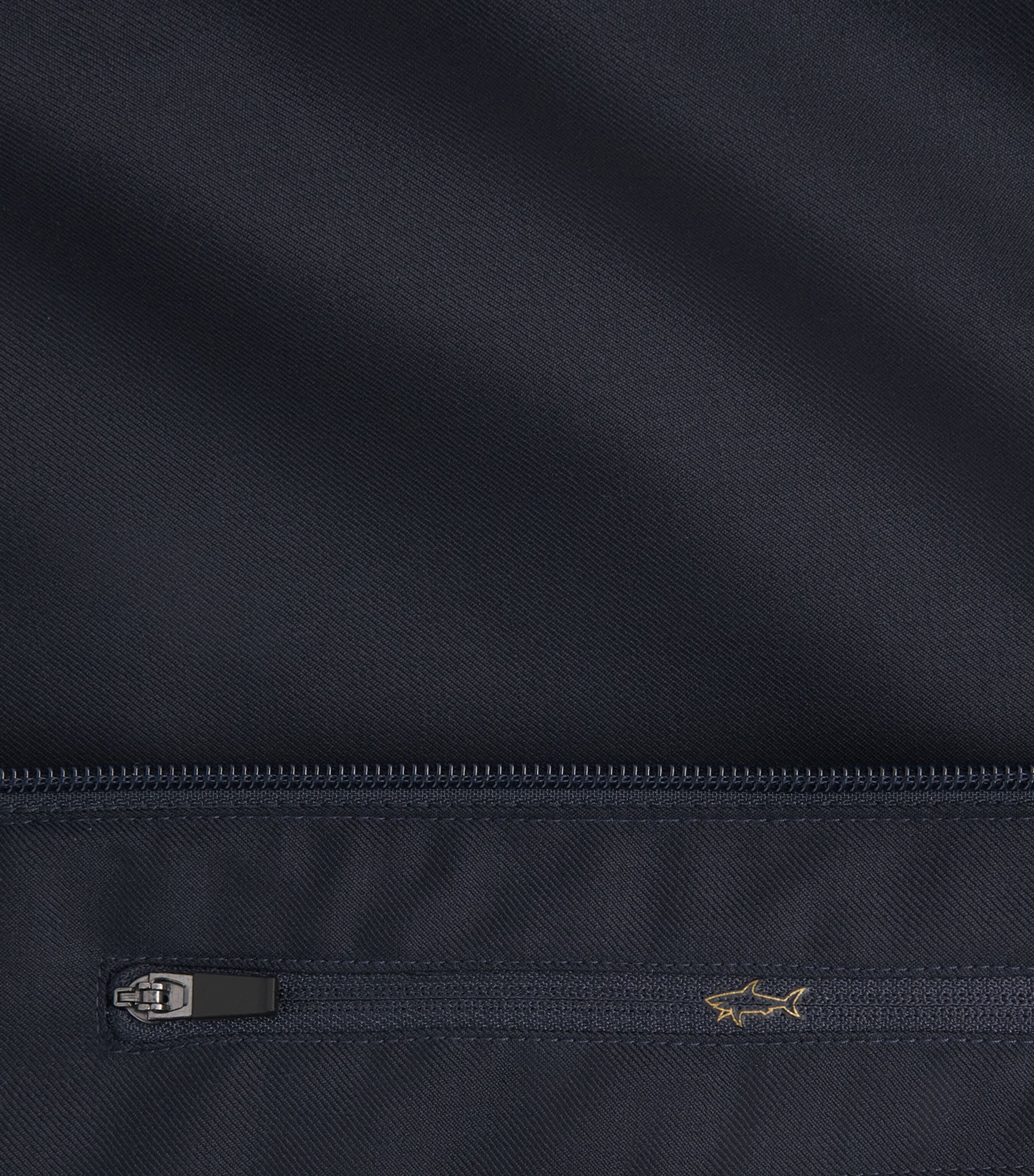 Paul & Shark Mens Wool Bomber Jacket Blue Image 6